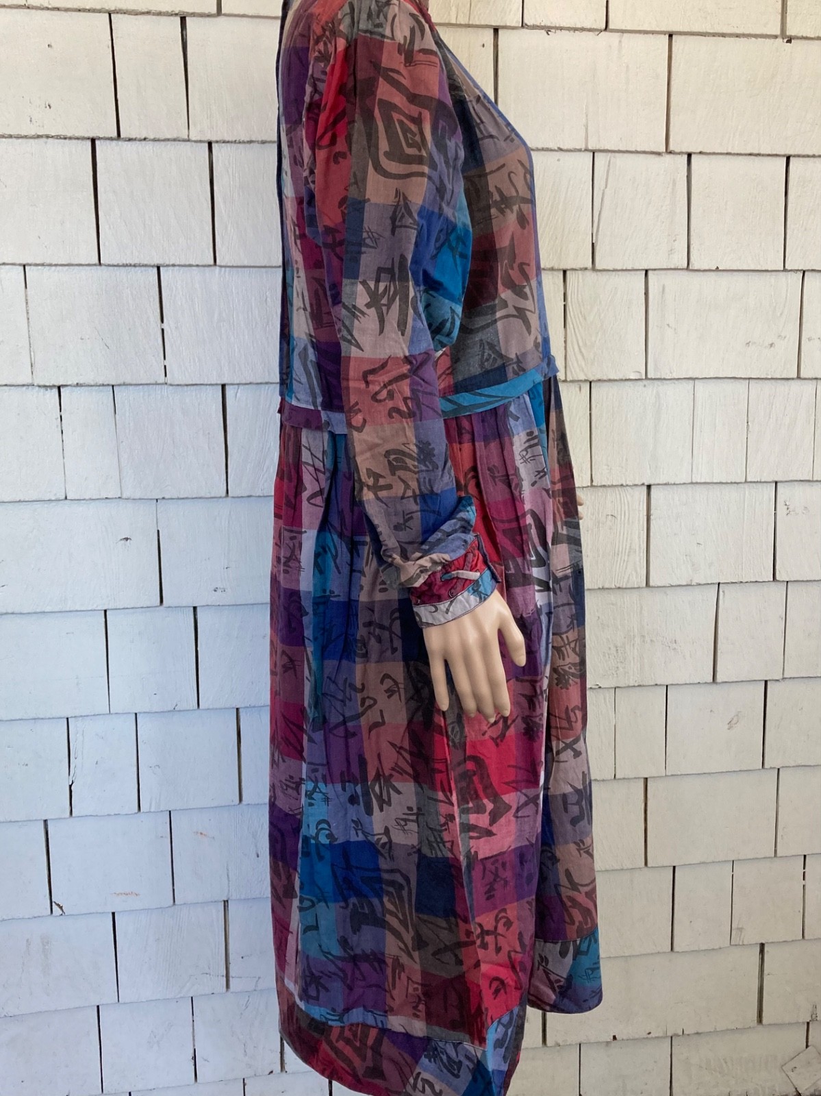 Vintage PHOOL Boho Cottagecore Cotton Dress Size Medium