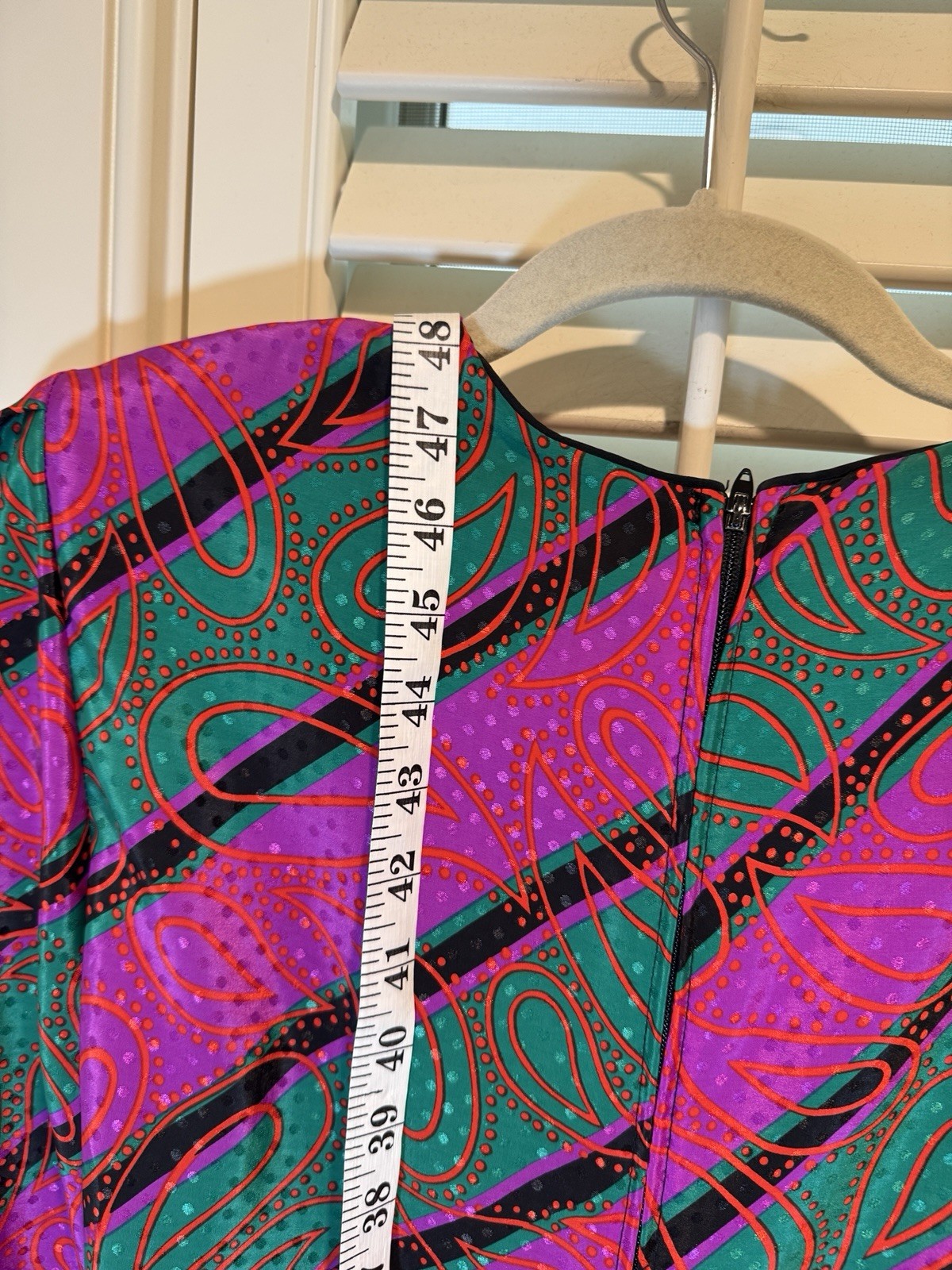 Toni Todd Dress Vintage Union Made Women’s Size 12 Tassel Belt Long Sleeve