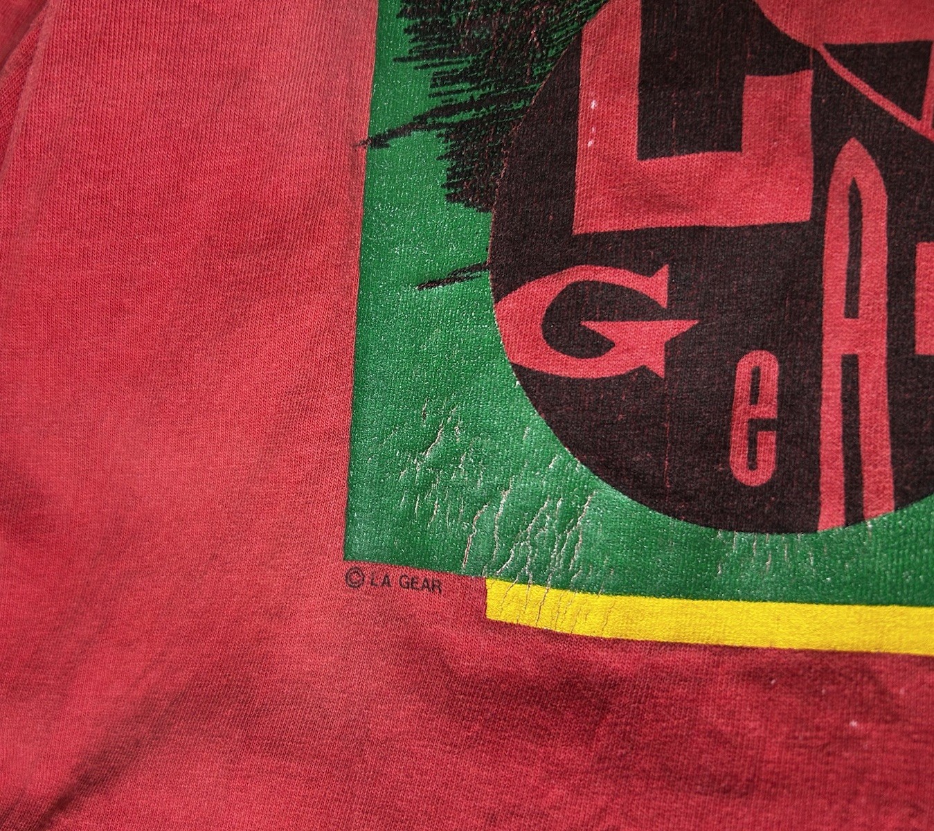90s Memphis Style Crop Graphic T-shirt Sz L/XL Nobody Tells Me What To Wear READ