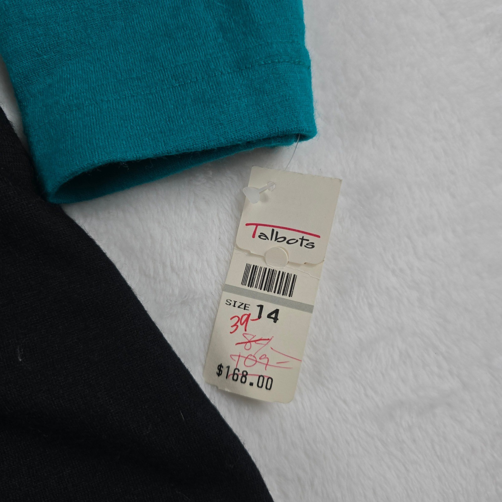 Linda Lewis Vintage 100% Wool Colorblock Maxi Dress Teal Purple Size 14 NWT