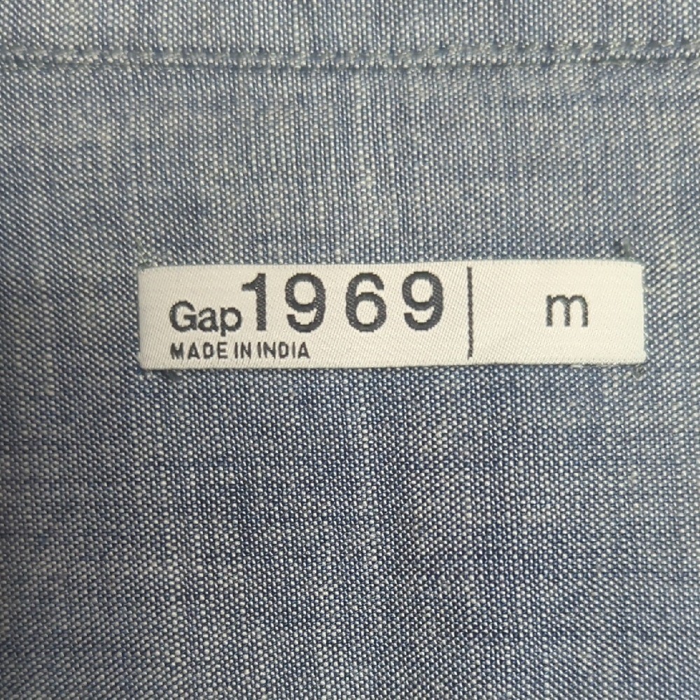 Gap 1969 Chambray Shirt Dress Size Medium *Missing Original Belt*