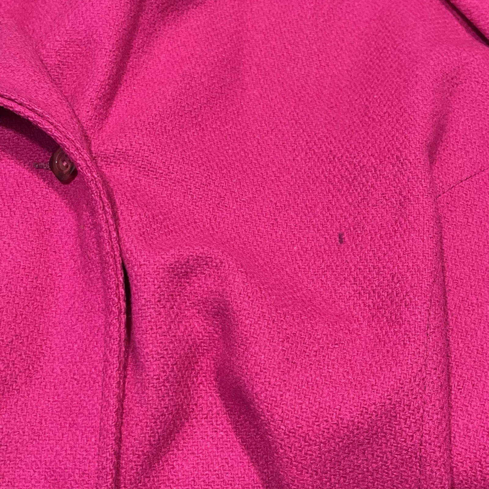 Vintage Country Pacer Wool Pea Coat Poncho Jacket Women’s Size XL 16/18 Pink