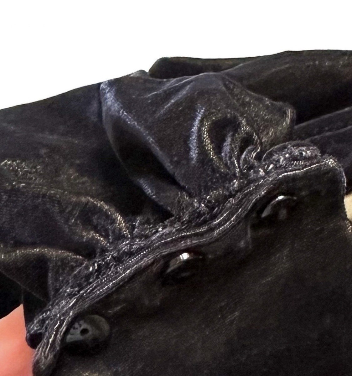 Versace Classic V2 Vintage Black Velvet Cocktail Dress with GoldUndertones 38