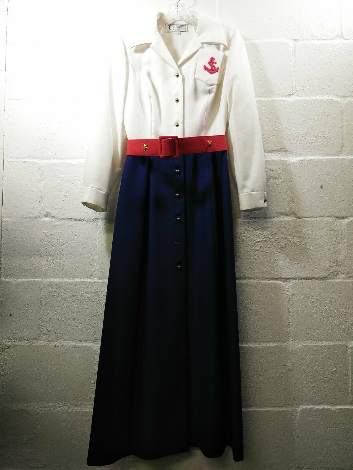 Miss Continental by Ned Gould Vintage Sailor Dress Size 12 – Costume