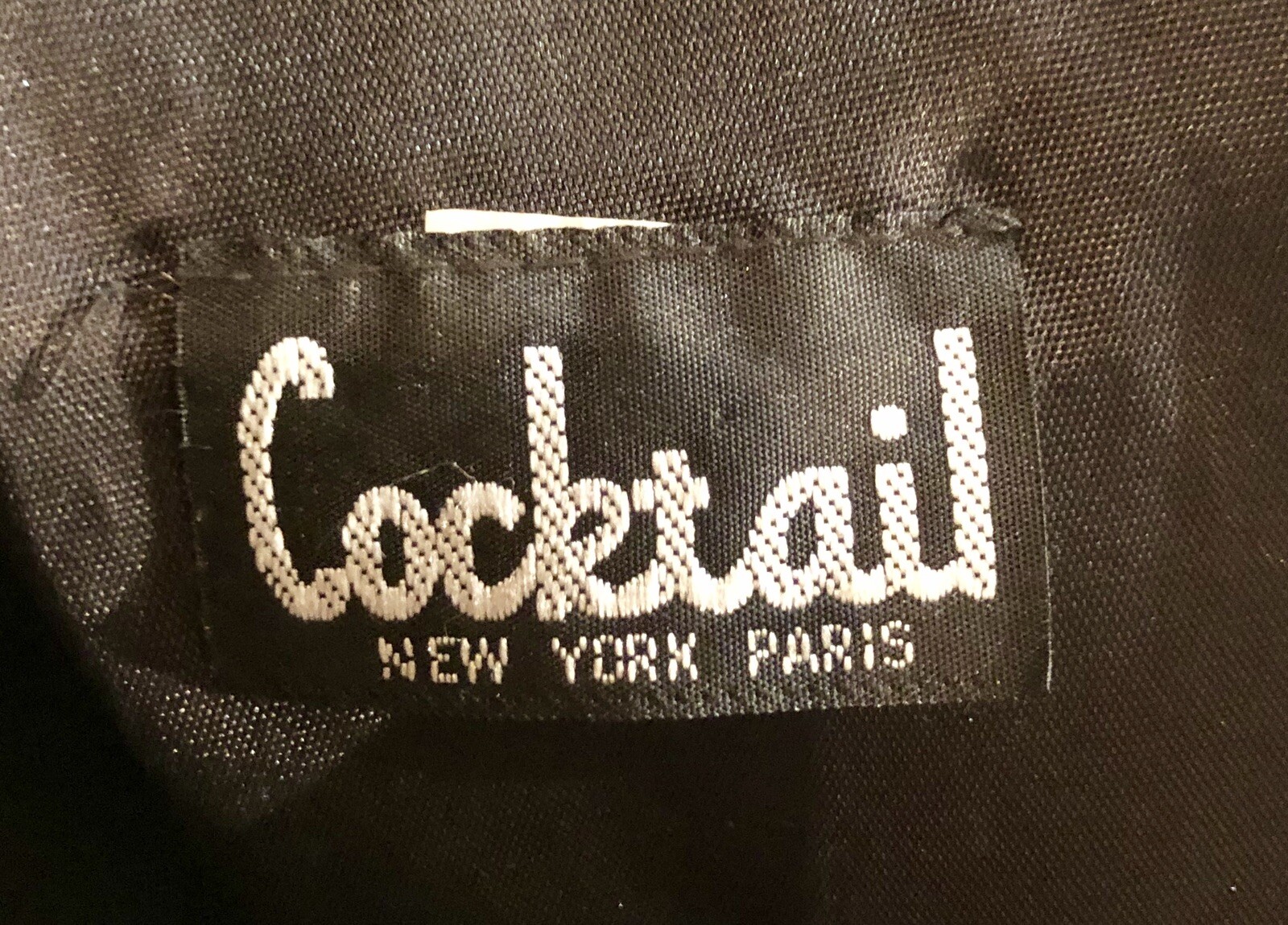 Vintage 1980’s Women’s Size 13/14 S? Cocktail Dress Black Sequin Velvet Tassels