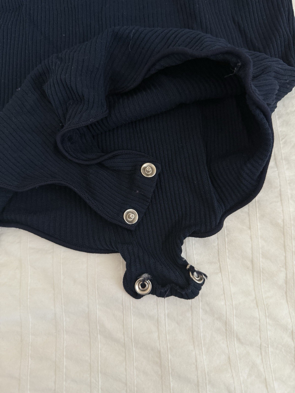 Woman’s Vintage Red And Navy Blue Corduroy Cheerleading Outfit Set