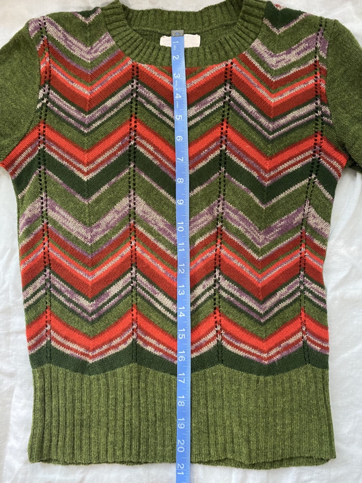 Women’s Fun Colorful Vintage Long sleeve Sweater, Wool Blend, Xsmall, Small