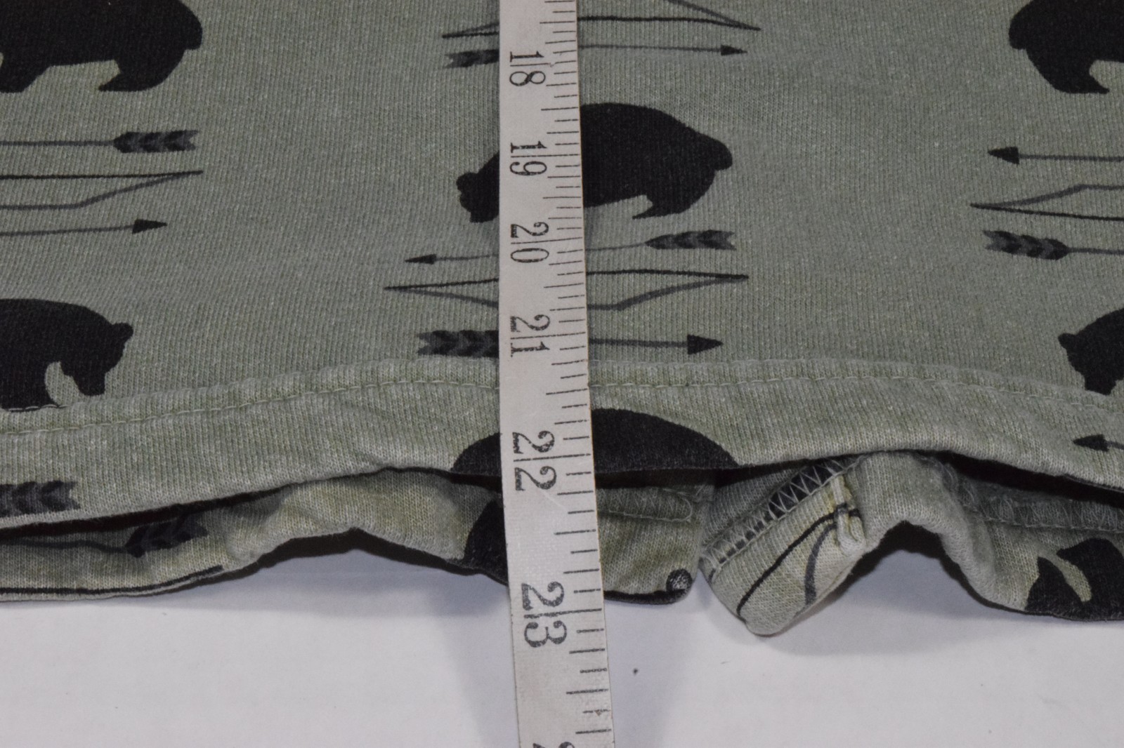 Vintage True Grit Shirt Jacket Size M 90s Sage Green Bear and Arrow Made USA