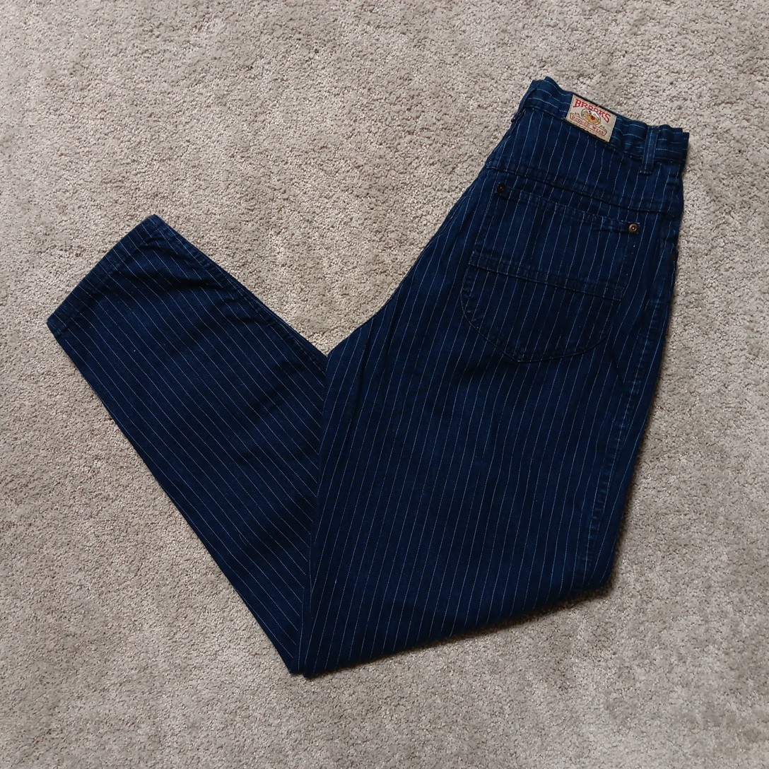Vintage 70/80’s BROOKS Western Wear Denim Jeans High Rise Sz 13/14 (28×31)