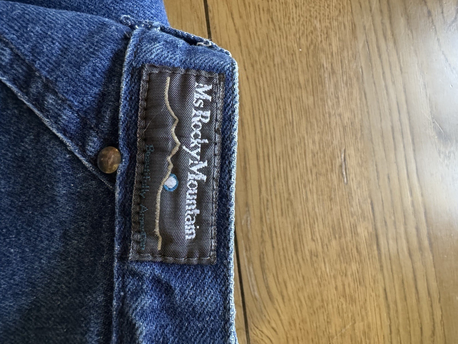 Ms Rocky Mountain Jeans Bareback Women Size 11/12 Mom Jeans Western Cowgirl VTG