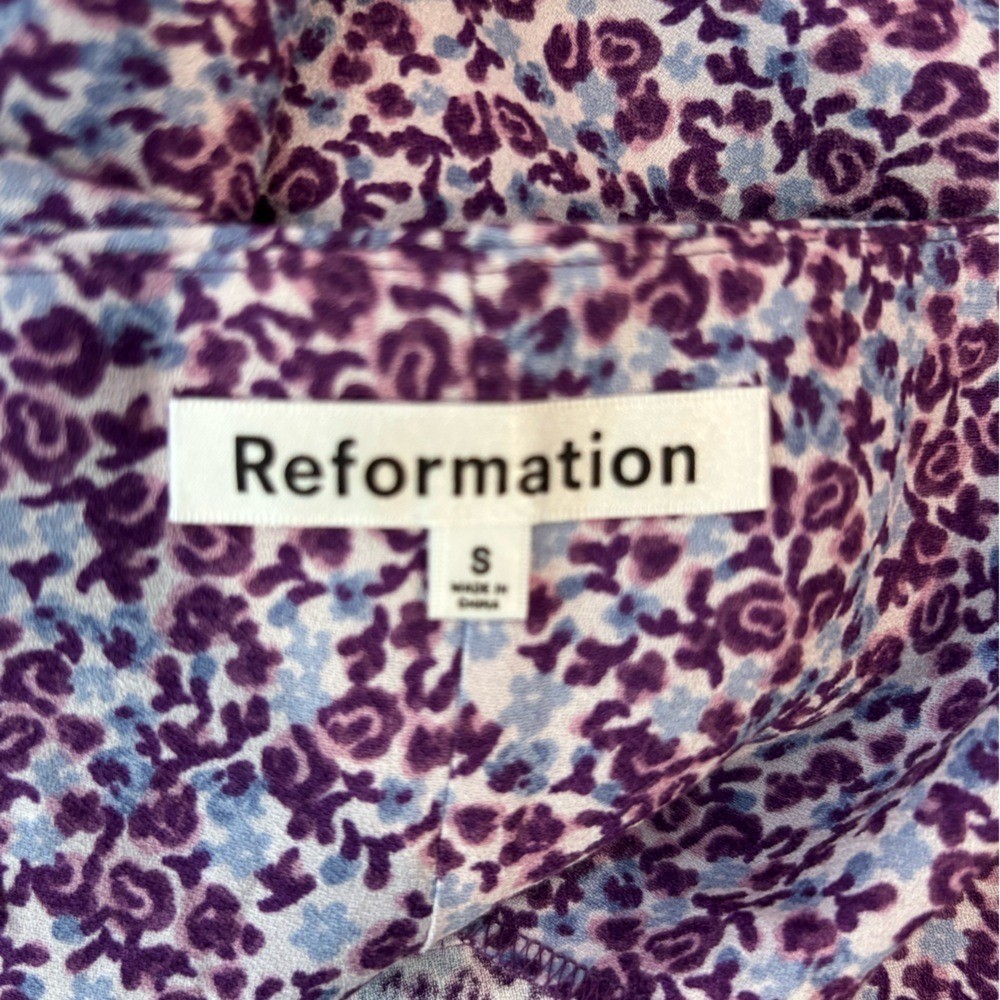 Reformation Marlowe Sleeveless V-Neck Violette – Dress Size Small