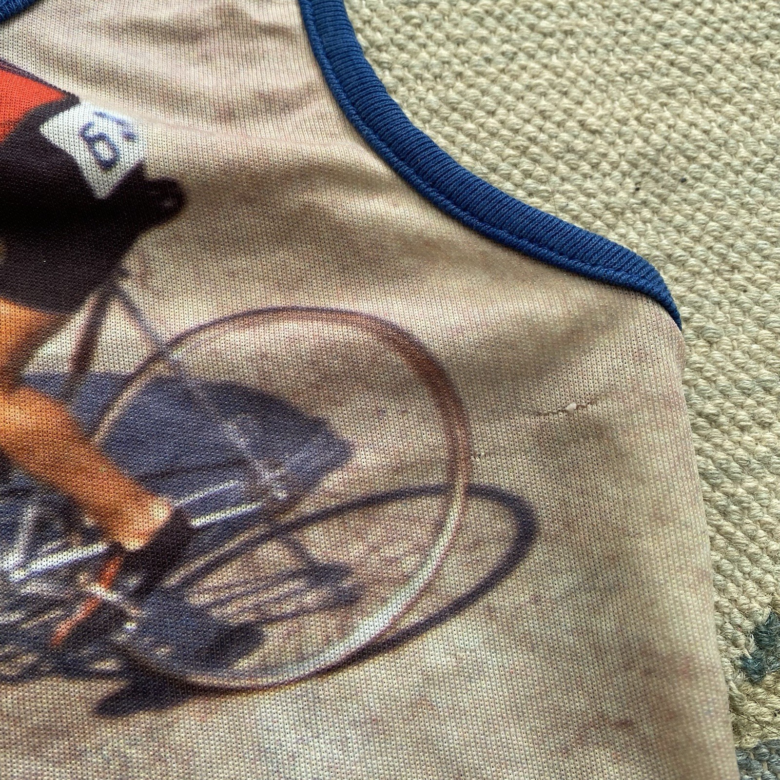 60s Esprit by Campus Tank Top Vintage Kids Size Bicycle Cyclist Bike Race XS S