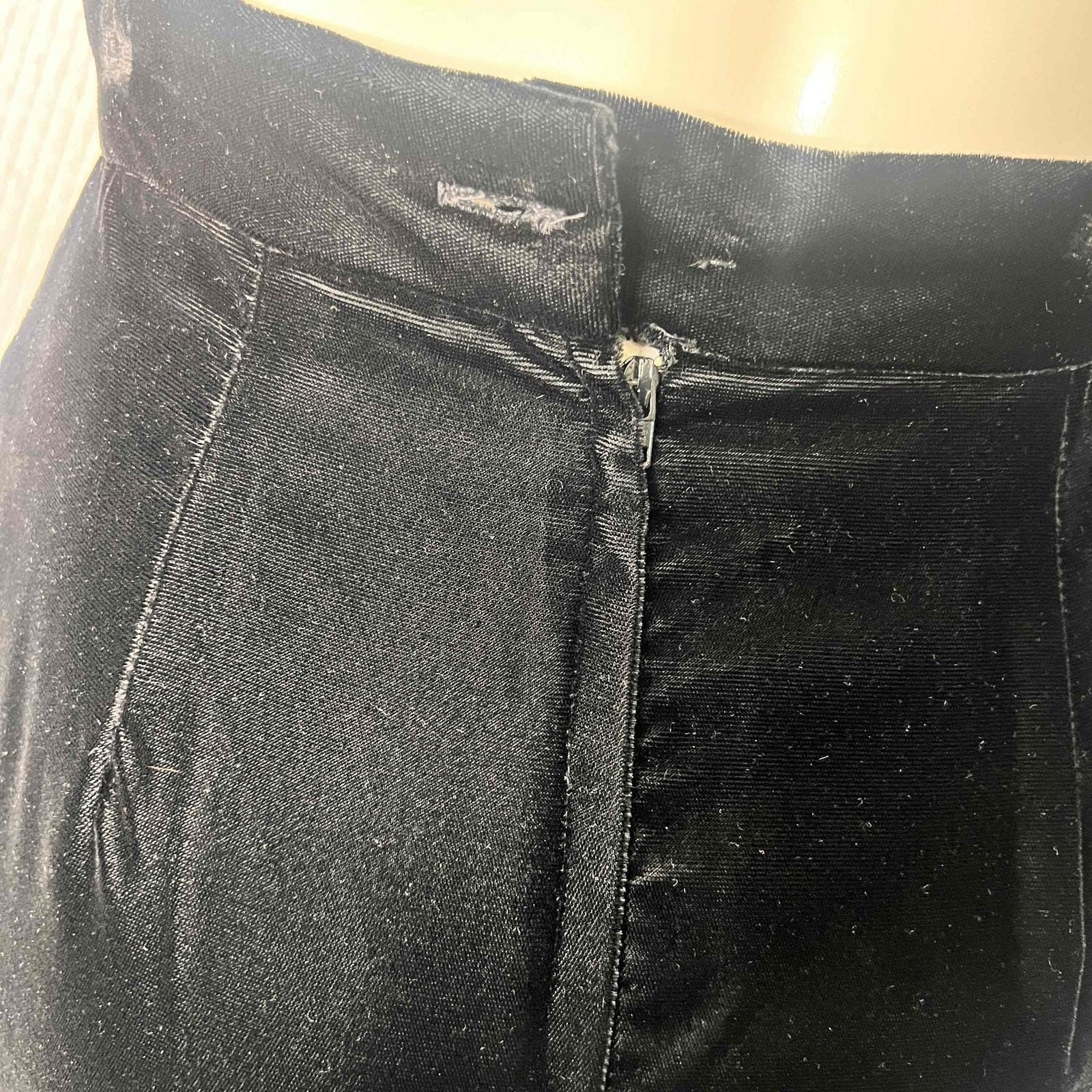 VTG 90s Ms. Interpret New York Black Velvet Rhinestones Bows Suit Jacket Skirt 4