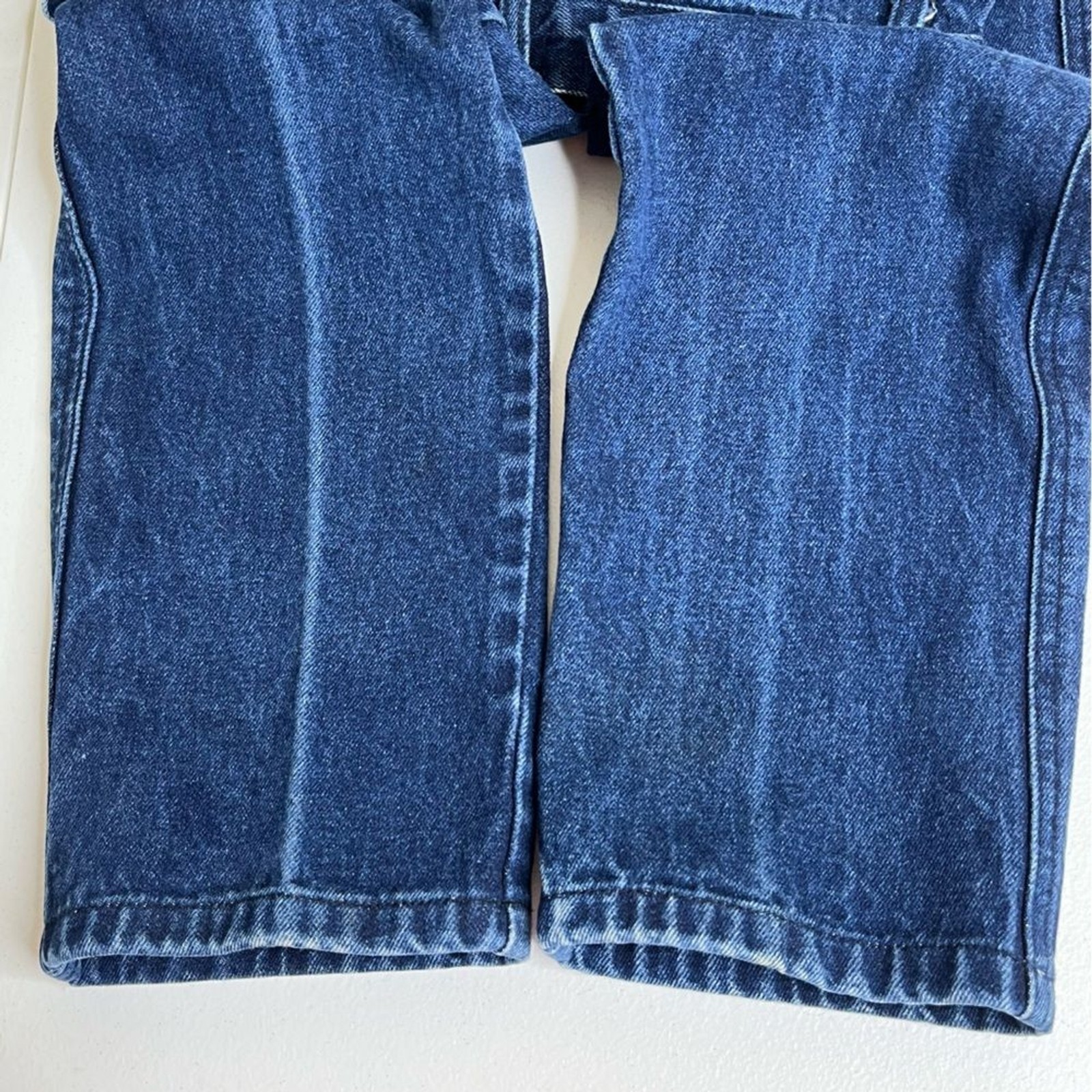 Vintage Western Ethics High Waisted Pleated Blue Denim Bareback Jean Women 11/12