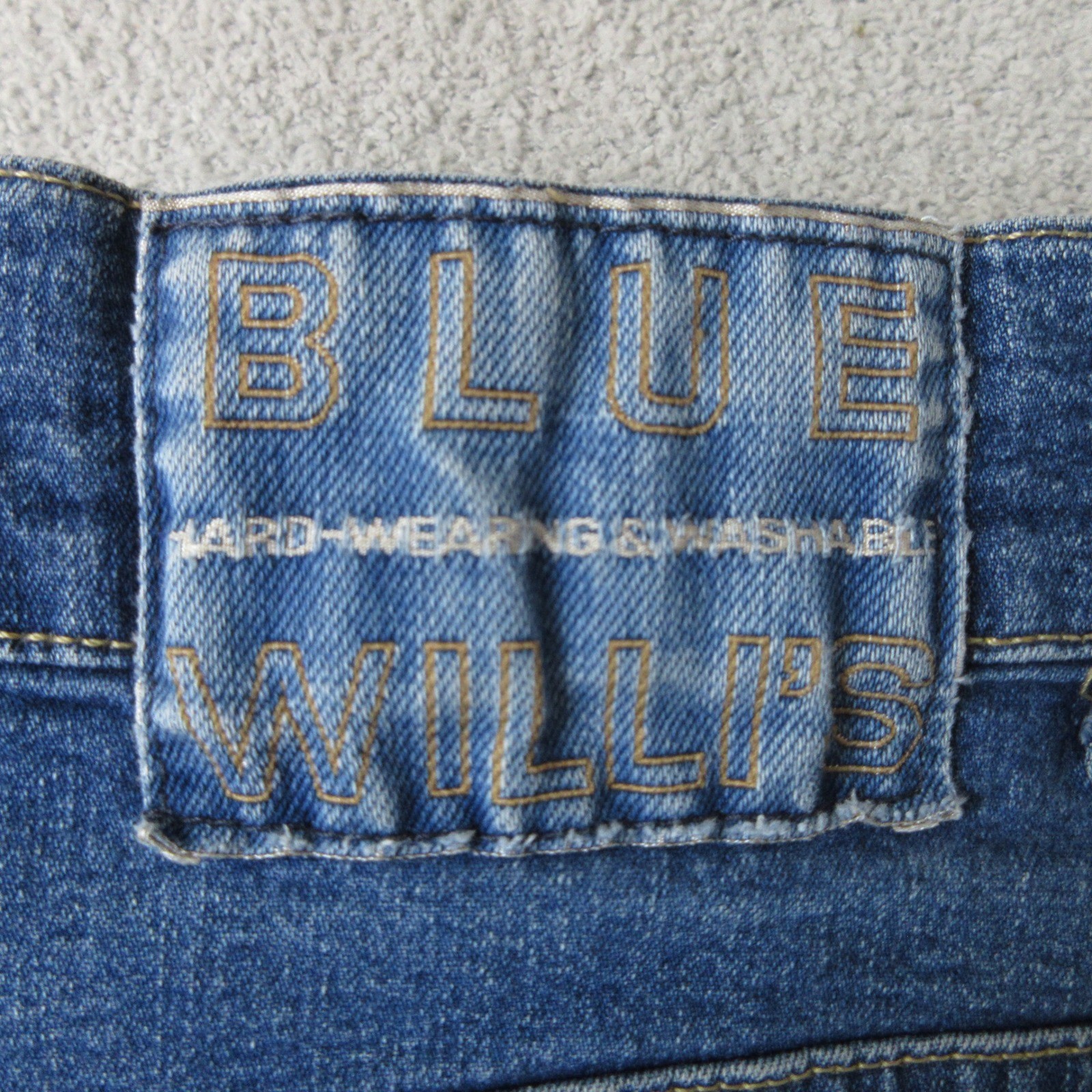 Vintage Blue Willi’s Womens Jeans High Waist Mom Jeans Blue Denim Size 8
