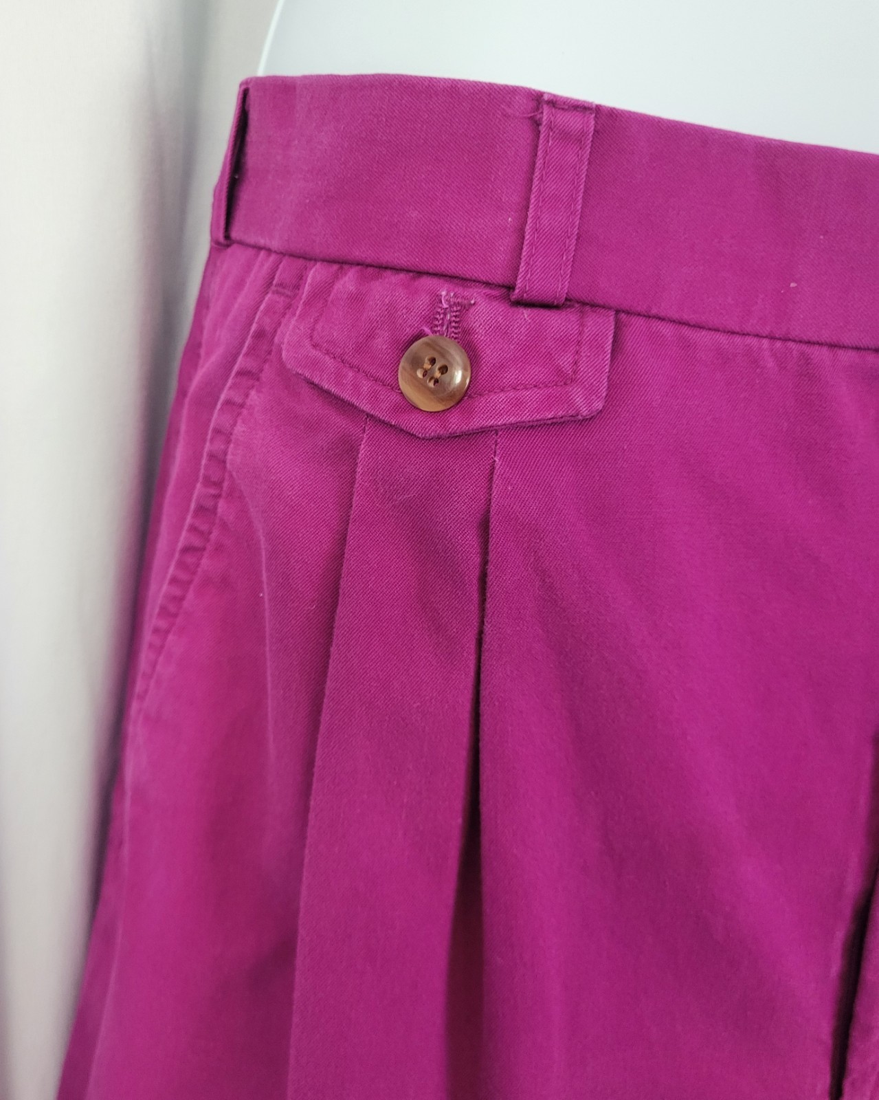 Vintage Stanley Blacker Magenta/Purple Walking Shorts Size 10