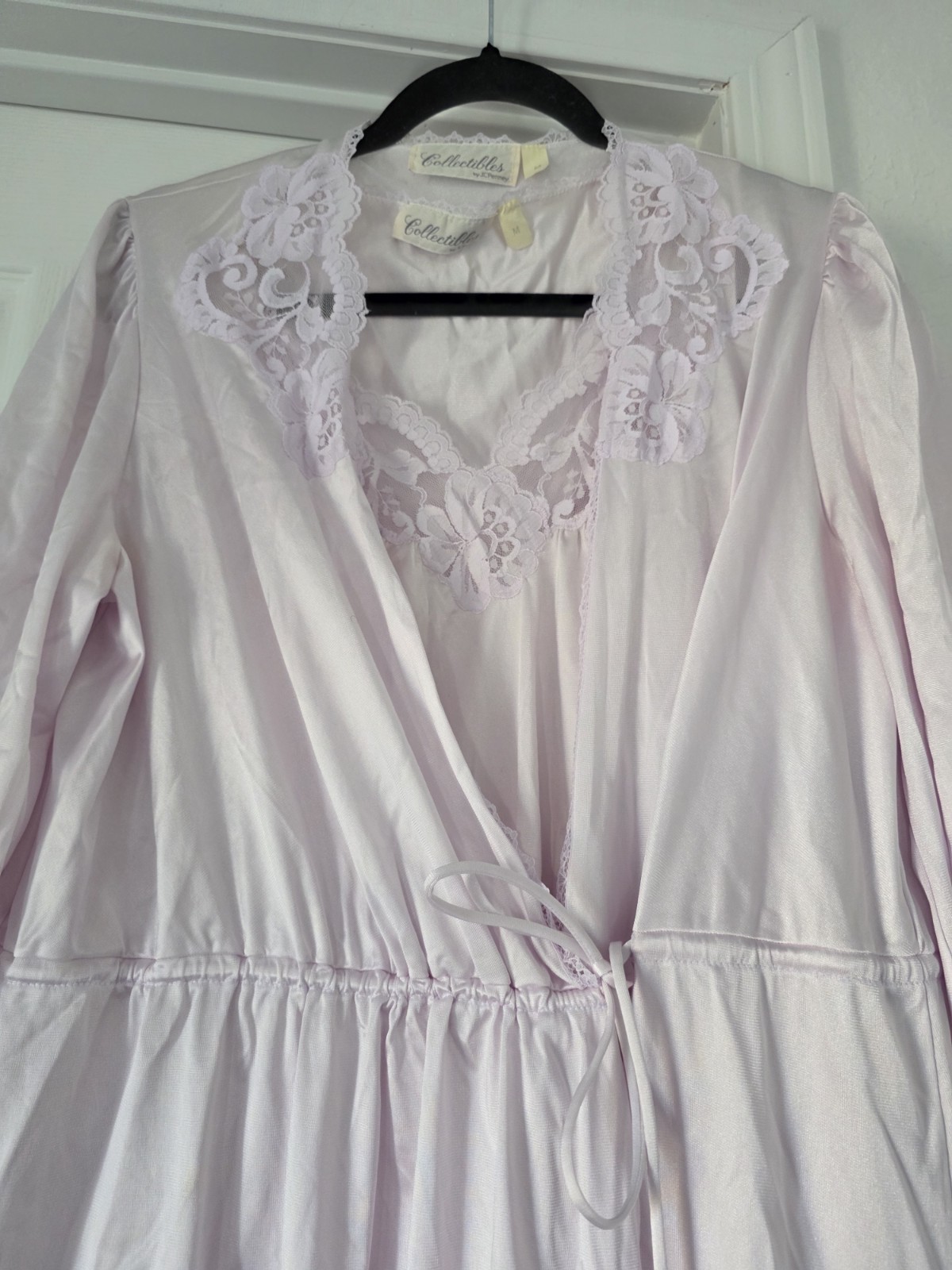 Vintage Collectibles JCPenney Nylon & Lace Gown With Robe (MEDIUM)