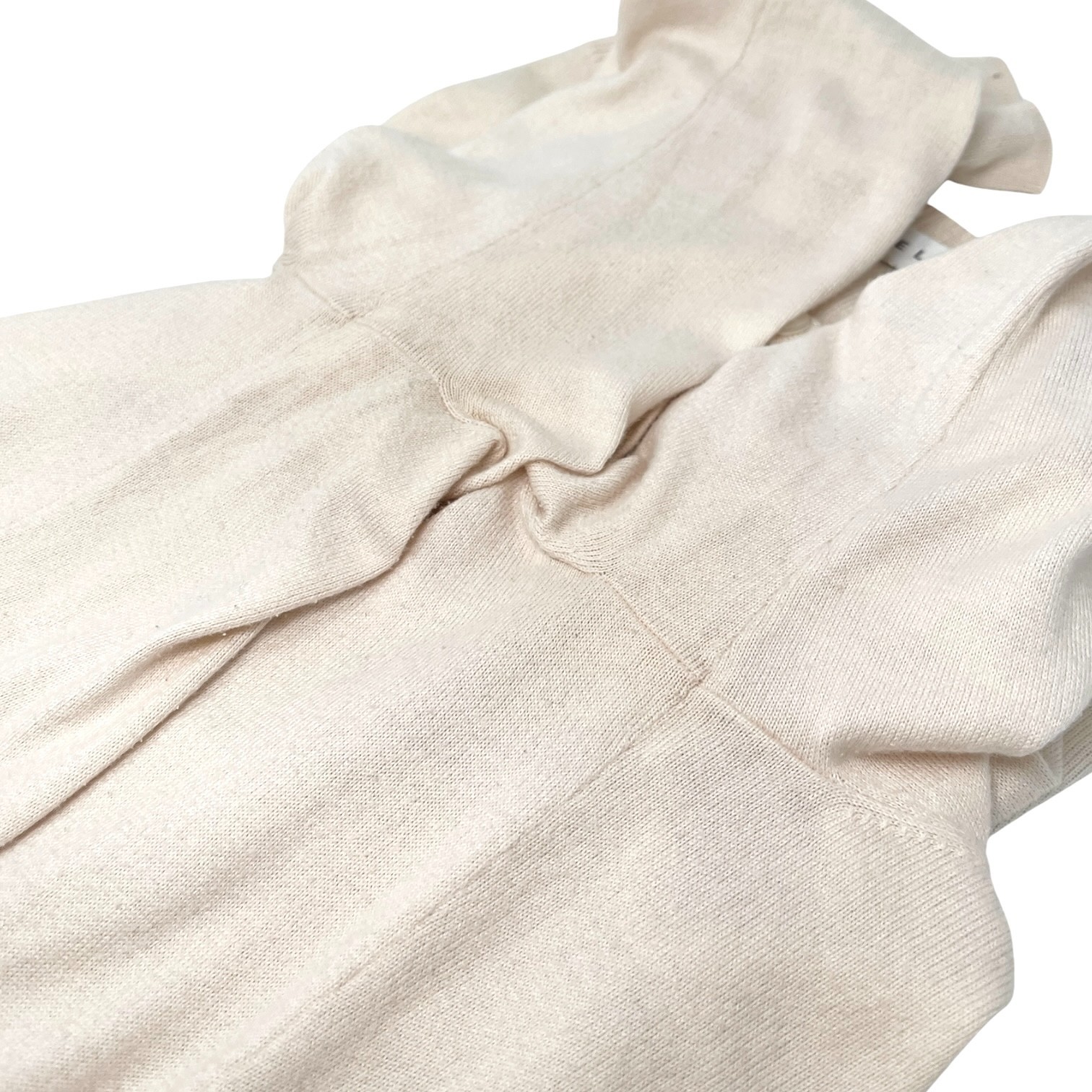 CELINE Vintage Macadam Logo Knit Cardigan Sweater Top Pink Beige 106919