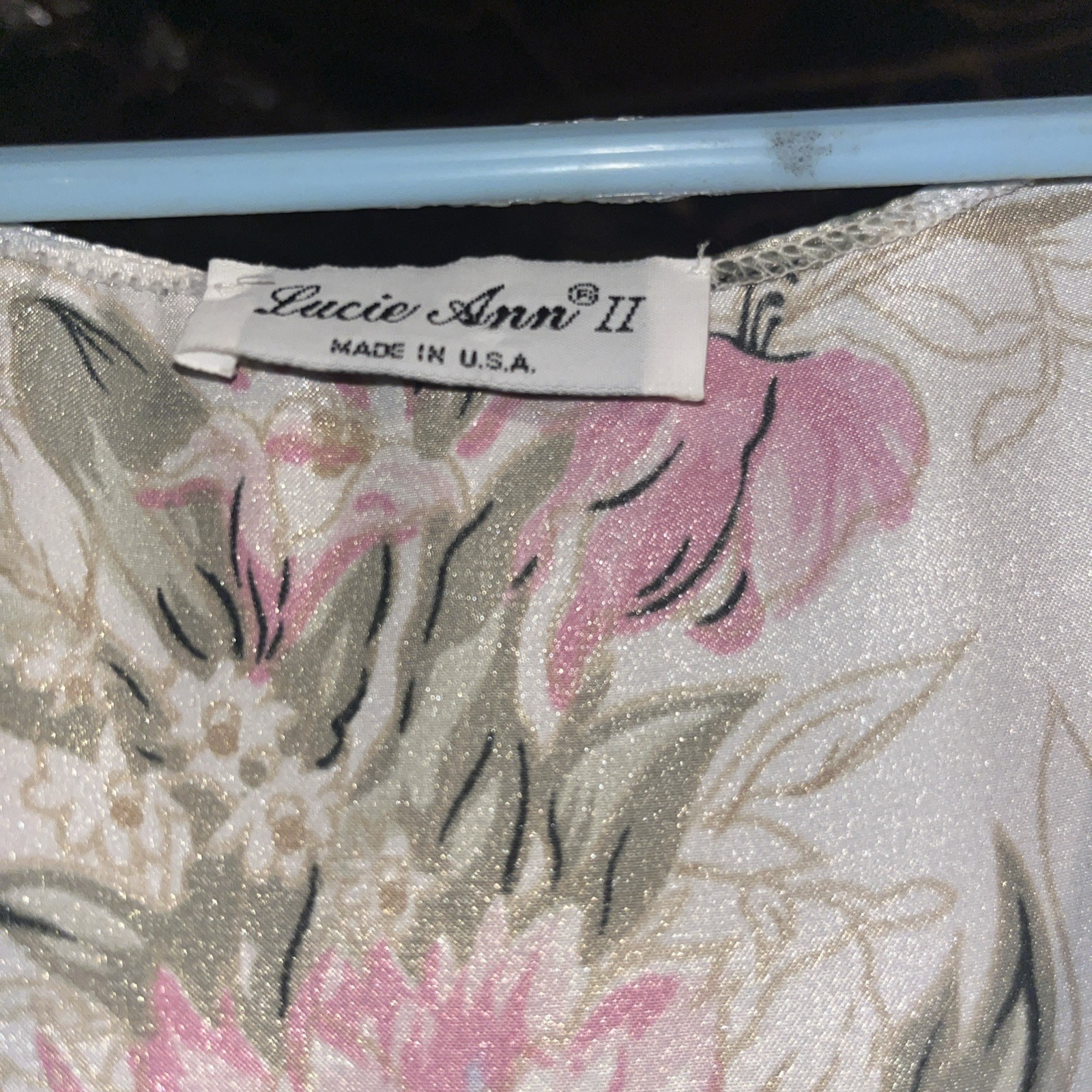 Vintage 70s Or 80s Cottage Core Lucie Ann || Floral Nightgown
