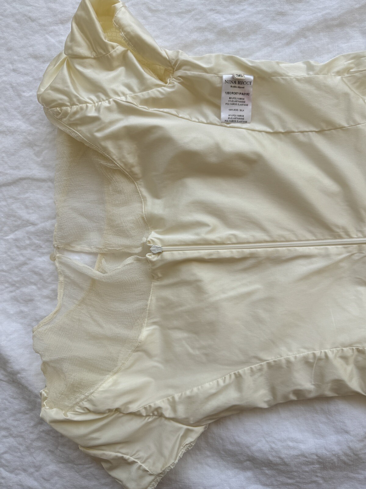 Dress bubble Balloon White Ivory Mini Cocktail 4 Cute Nina Ricci Birthday Girl