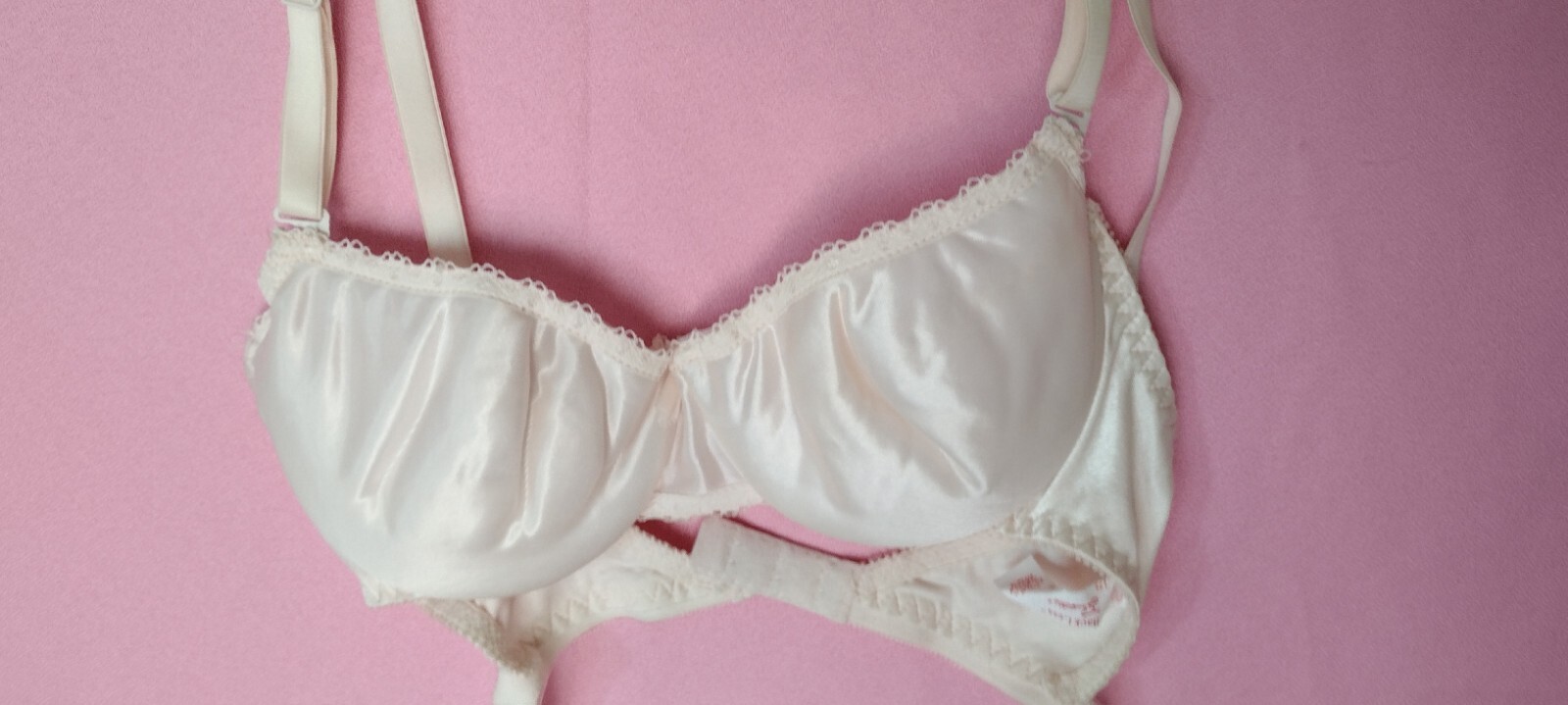 80’s vtg BACKLESS by SMOOTHIE BLUSH UW multiway FOAM PADDED bra 34B