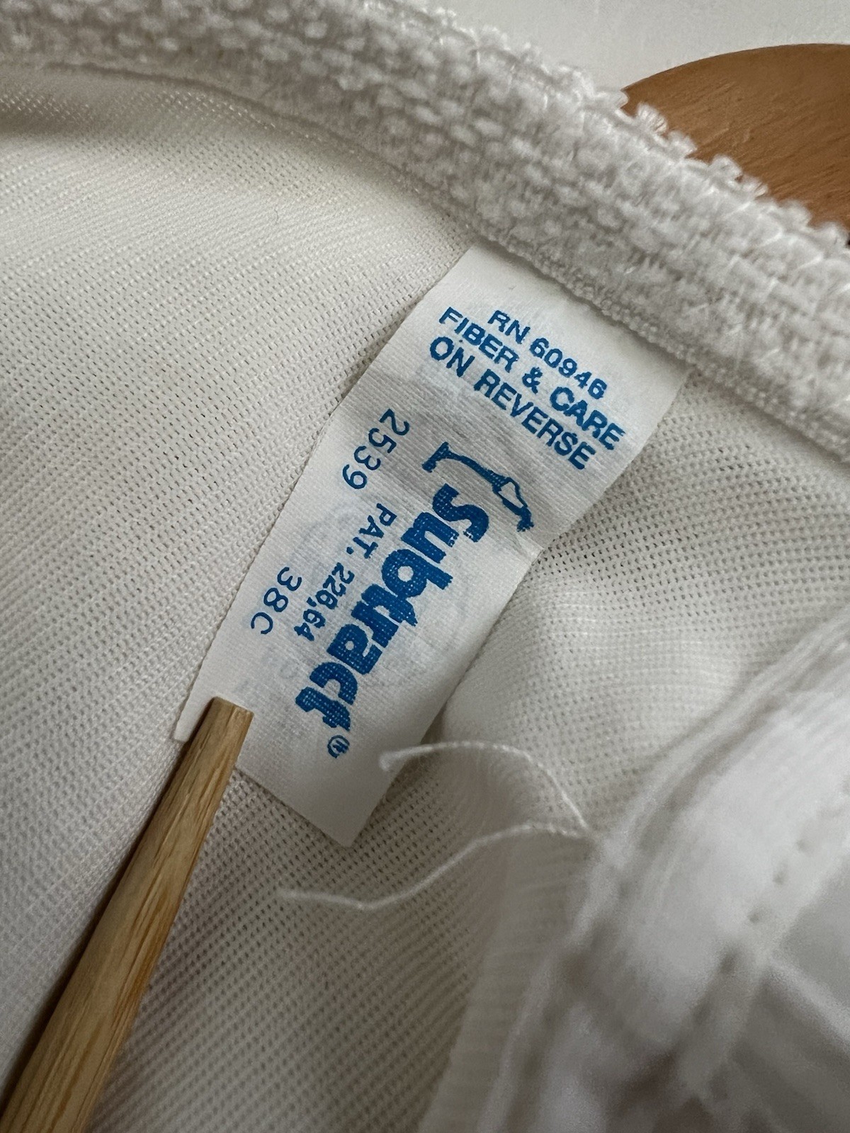 Subtract Vintage Ivory All In One Shapewear Bodysuit 38C Union Label Cottagecore