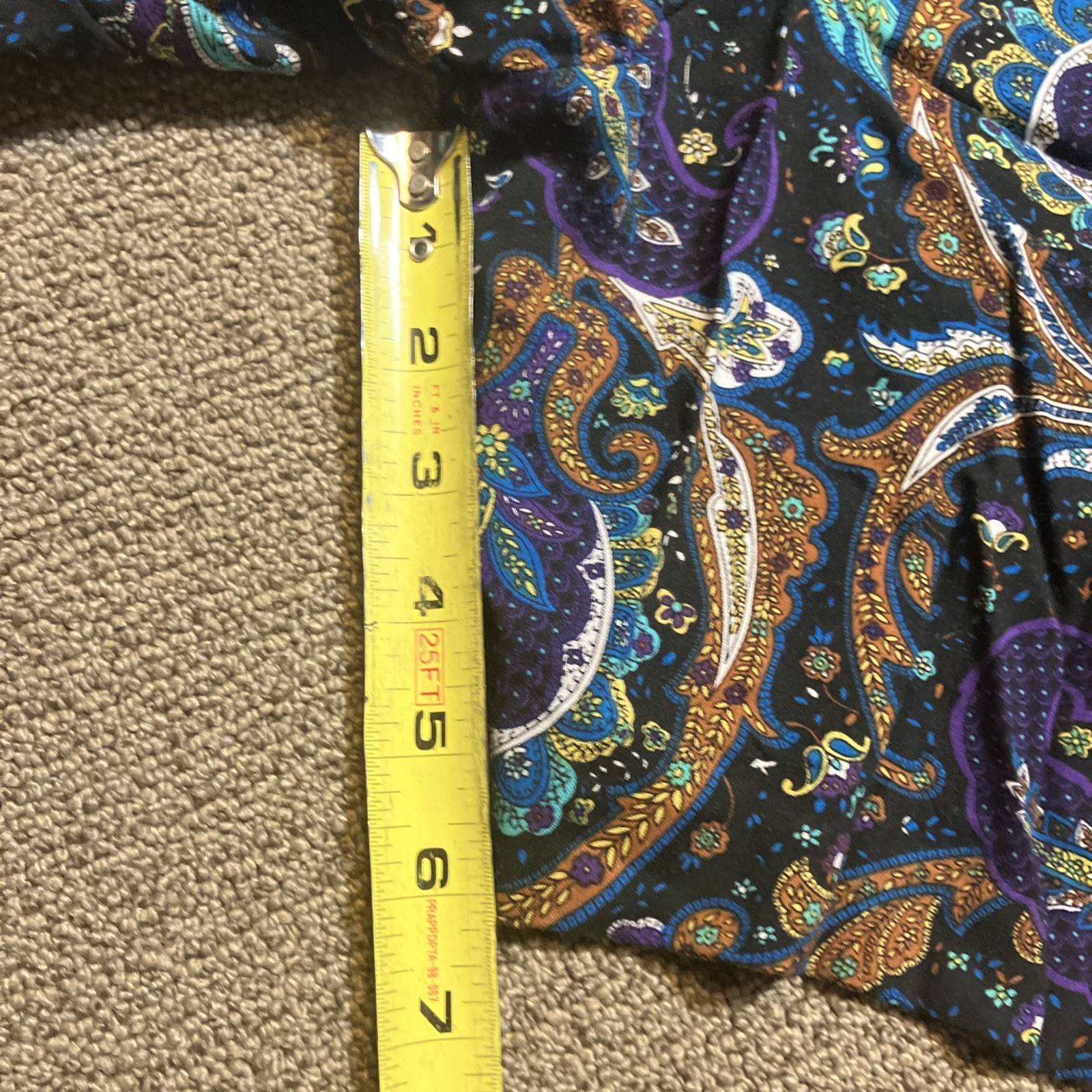 TUMBLEWEEDS Vintage 90’s Rayon Floral Filigree Patterned Skirt Shorts Medium