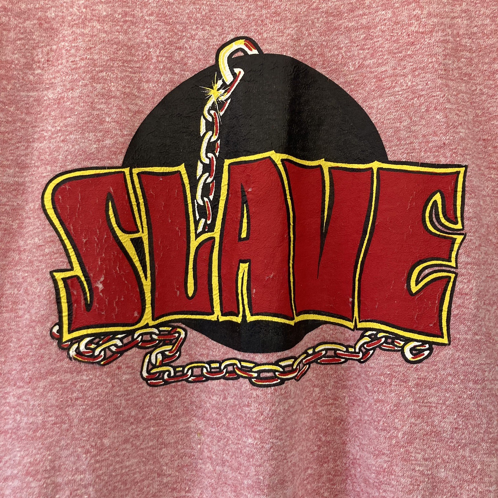 Vintage 70s Slave Band Tshirt Women’s S Single Stitch Ringer RARE Funk Soul R&B