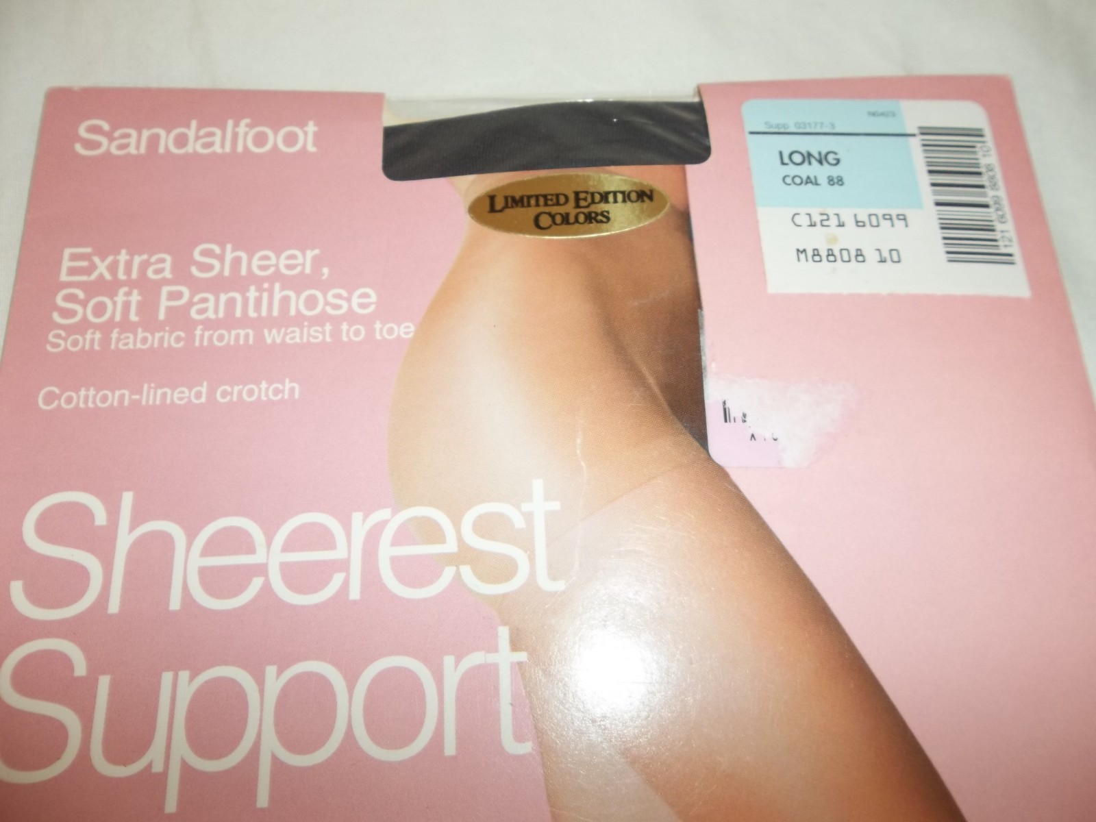 Vtg Lot Of 6 Pair New JC Penney Sheerest Support Pantyhose Size Tall
