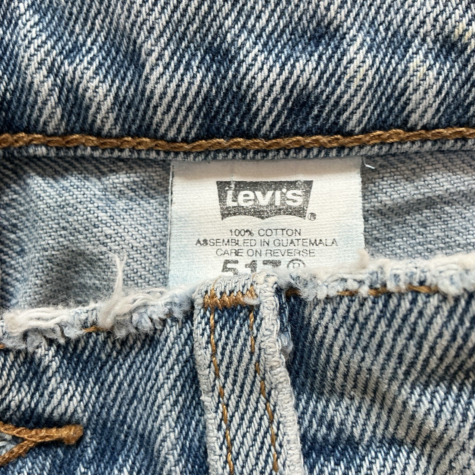 Vintage levi’s 517 low rise boot cut 90s light wash jeans 26 x 32