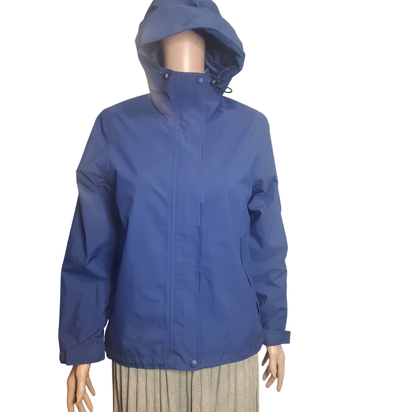 Vintage L.L. Bean Size XS/S/M Blue Jacket Gore-tex Hiking Outdoor Nylon Light