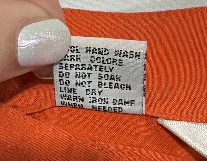 Vintage 100% Silk Orange High Waisted Pleated Trouser Pants Classic Colorful
