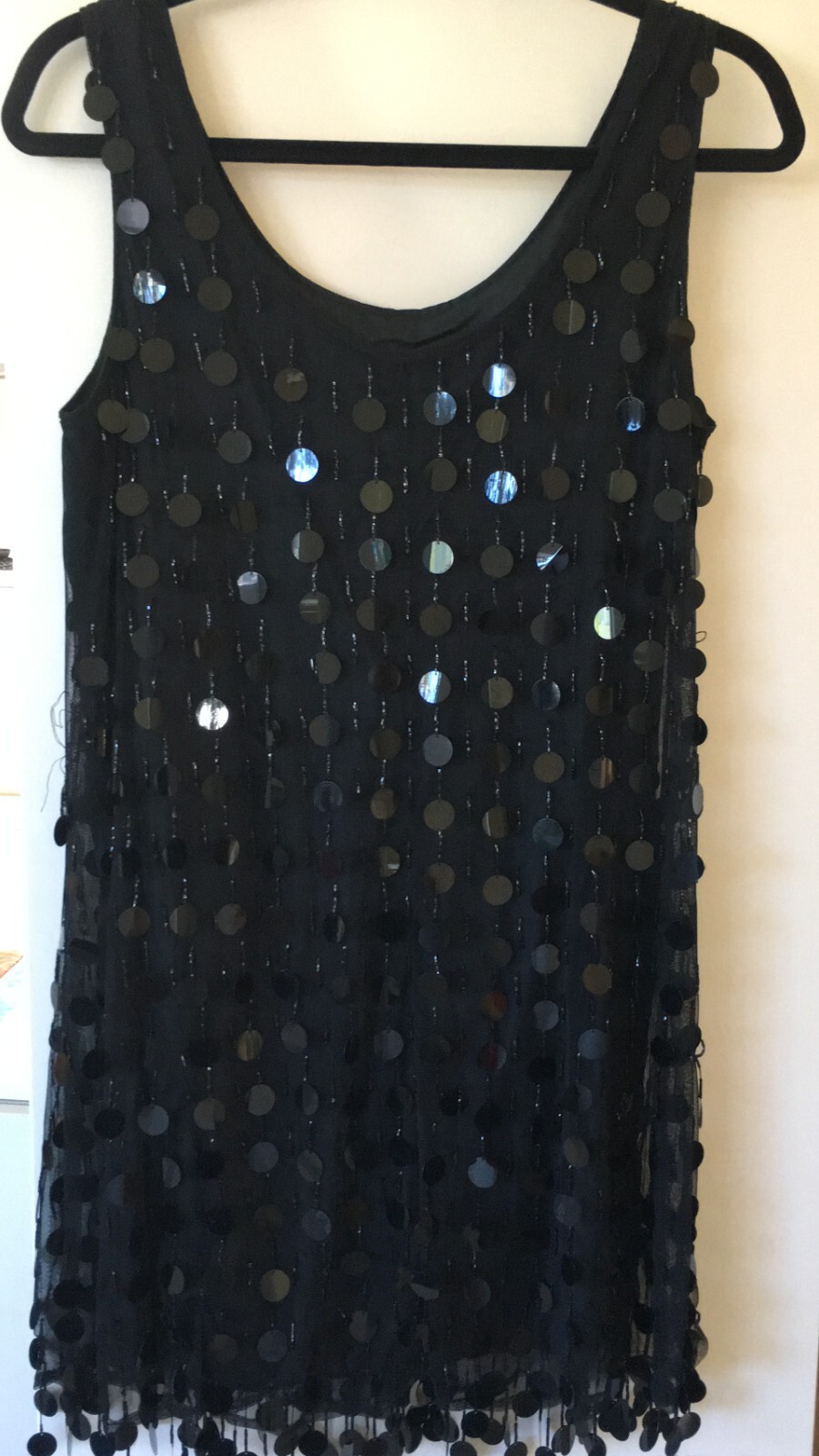 Vintage Vivienne Tam East Wind Code_Black Beaded Dress