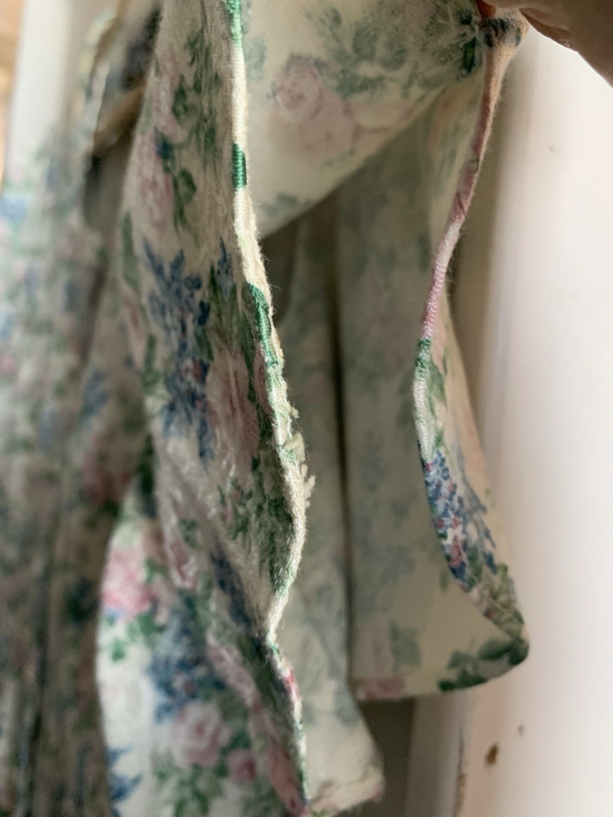 Vintage More Jazz Women’s Pet 2 Pc Floral Dress Jacket Set 18WP White Pink Blue