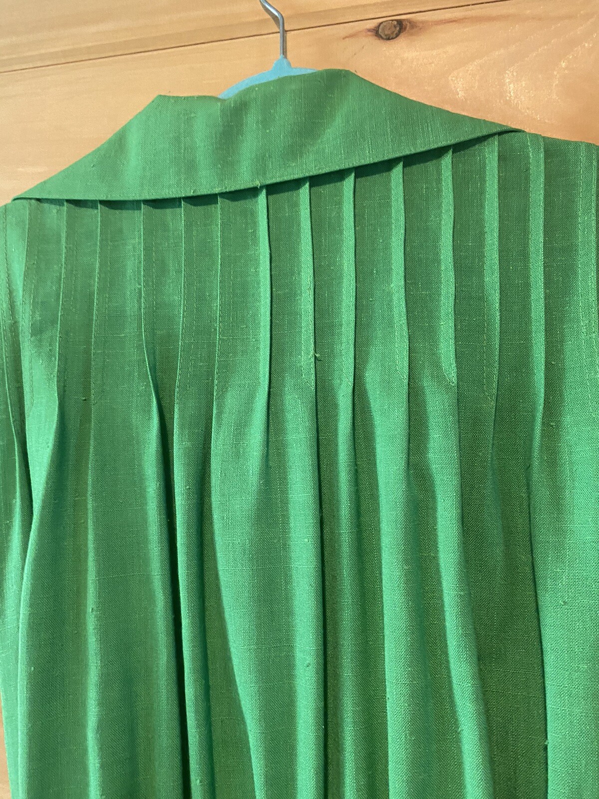 VTG S. Howard Hirsch Belted Pullover Day Dress 70’s Collar Large
