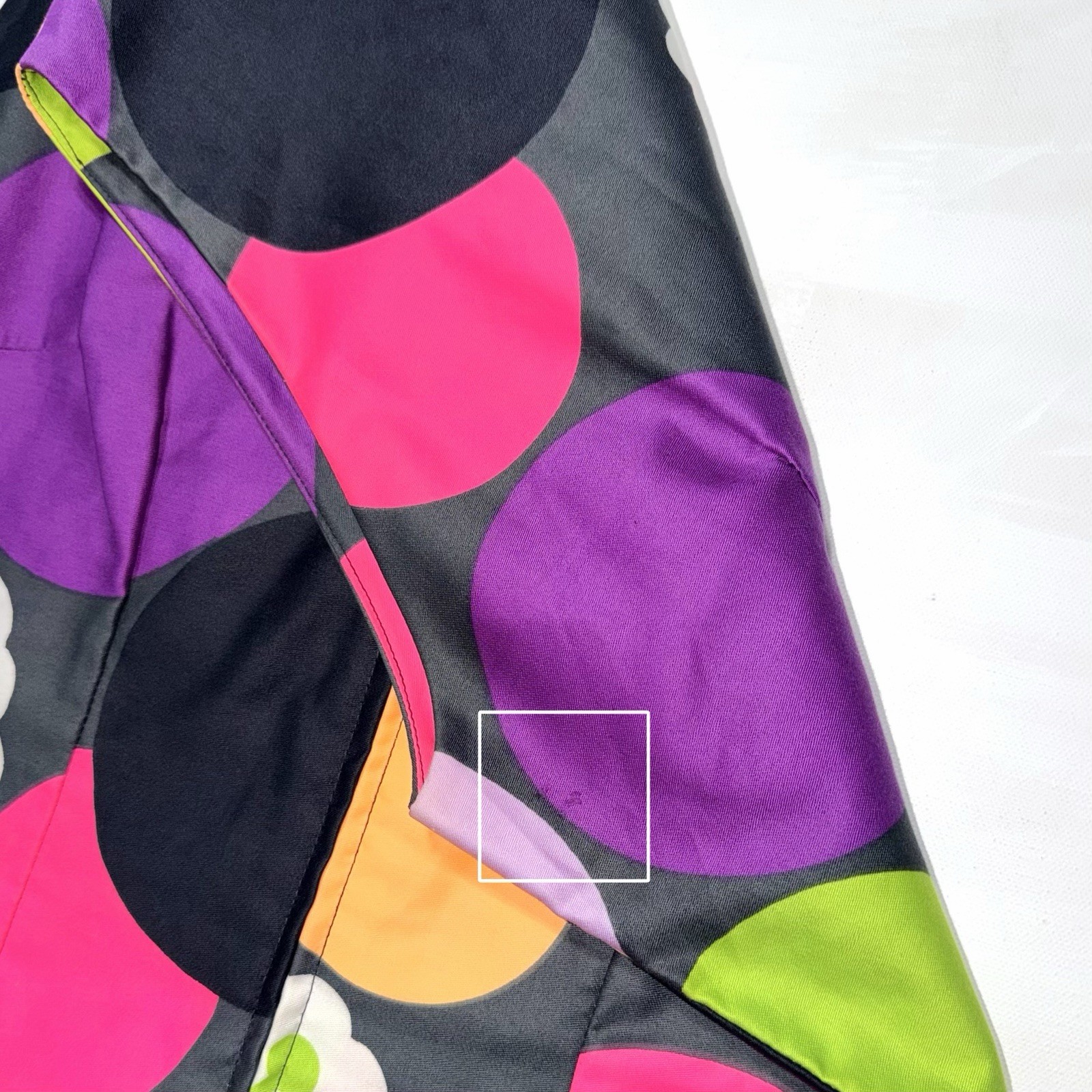 Vtg 1960s Alice of California Mod Shift Dress Psychedelic Flower Power Polka Dot