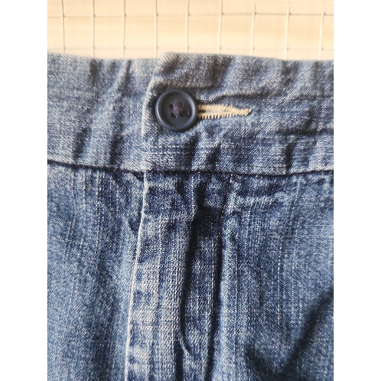 Vintage Gap sz 18 Denim Flat Front Shorts Plus