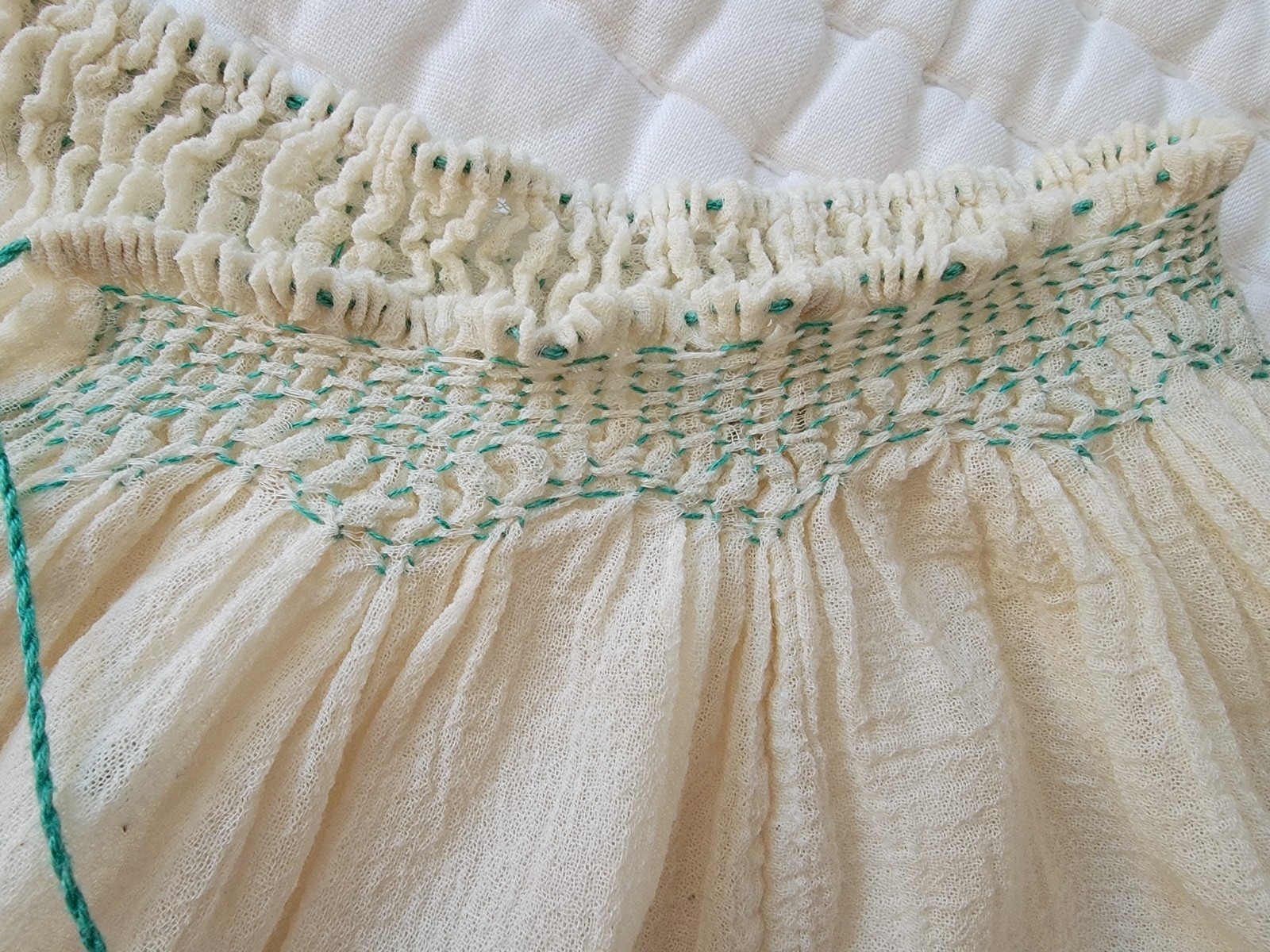 Vtg Authentic Hungarian Hand Sewn Floral Embroidered Long Sleeve Peasant BLOUSE
