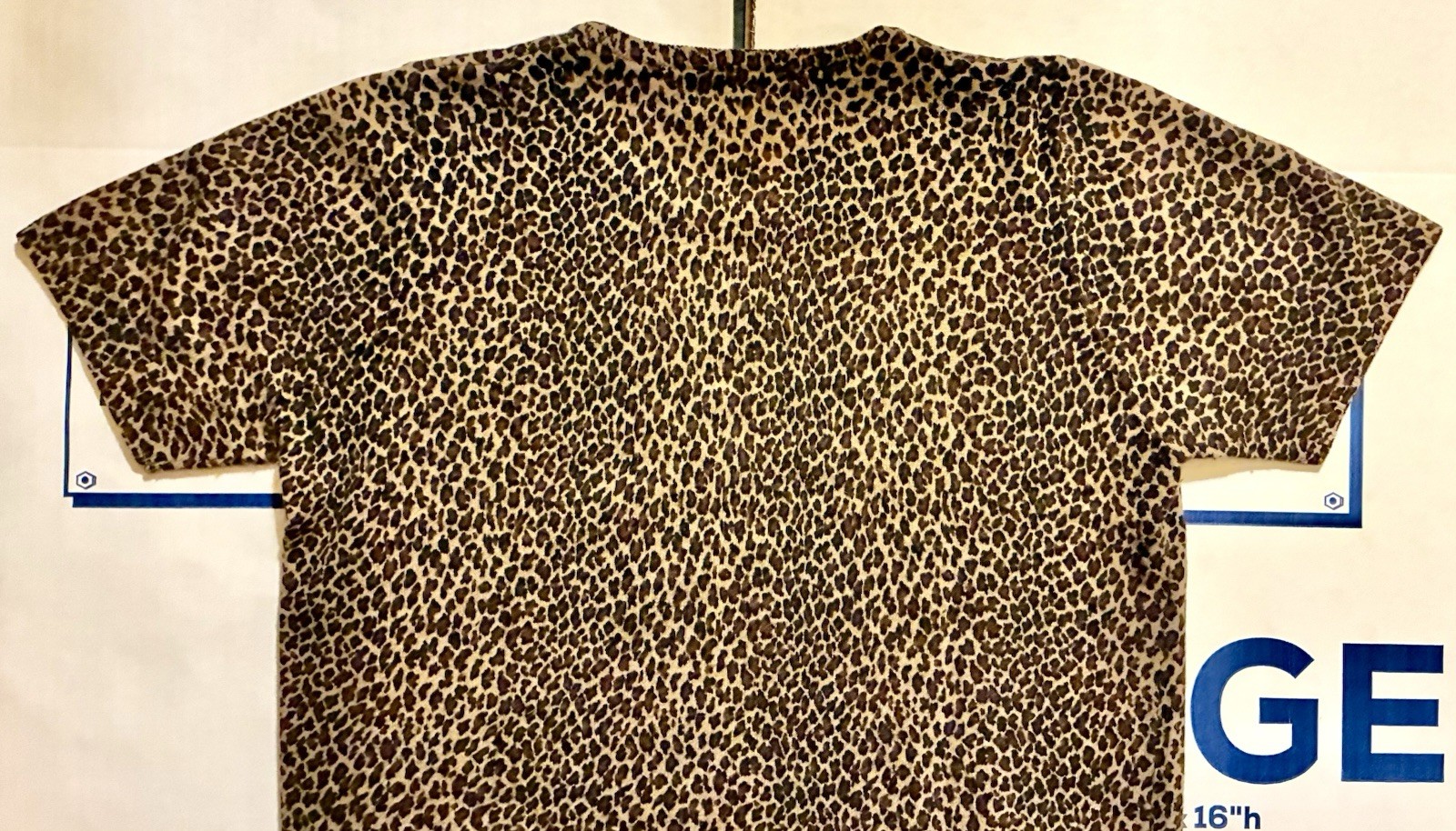JENNIFER MOORE VINTAGE 1980S LEOPARD PRINT LONG SLEEVED WOMENS BLOUSE