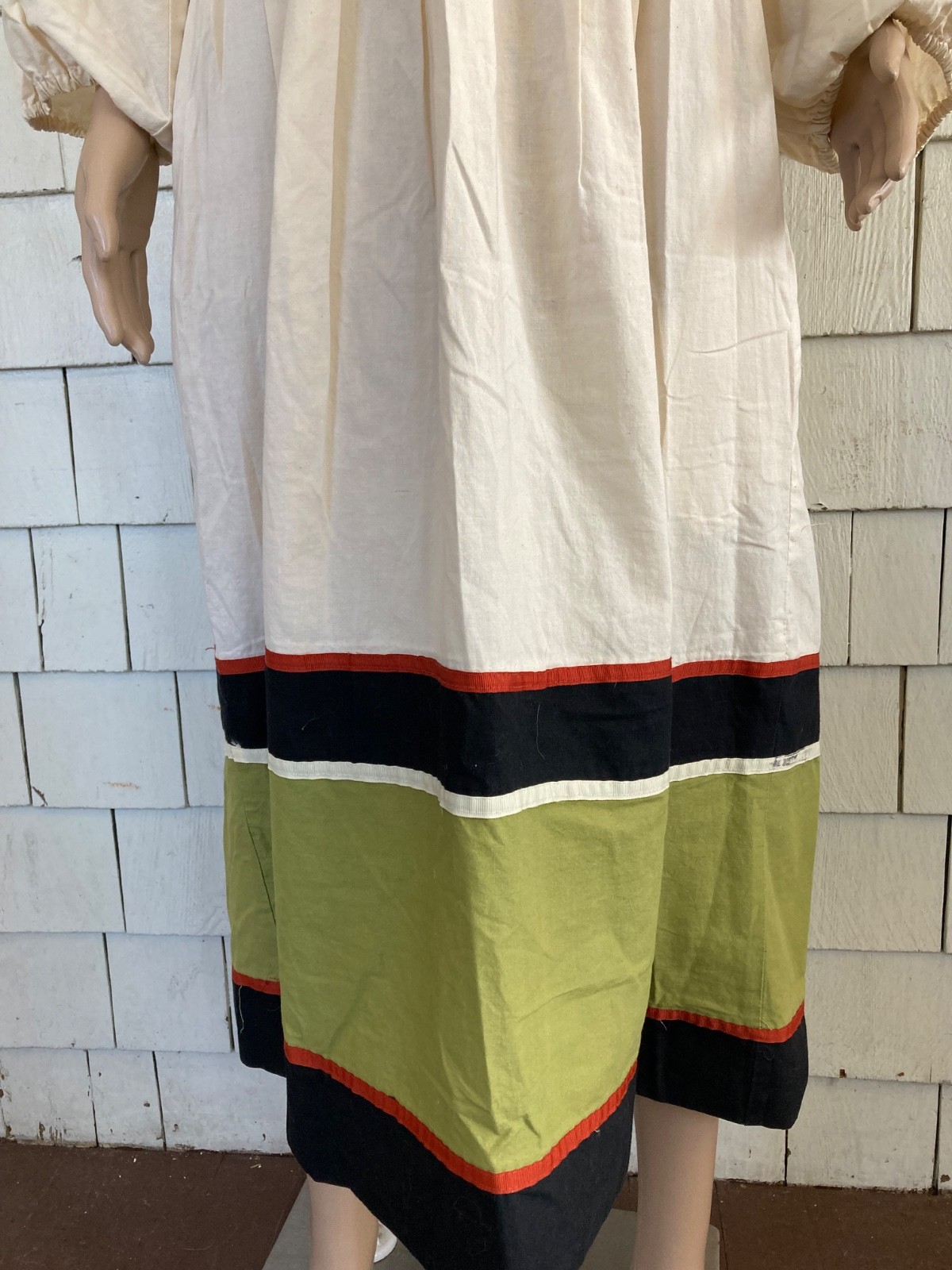 Vintage Festive Cottagecore 1970s Krist Gudnason California Dress Size Small
