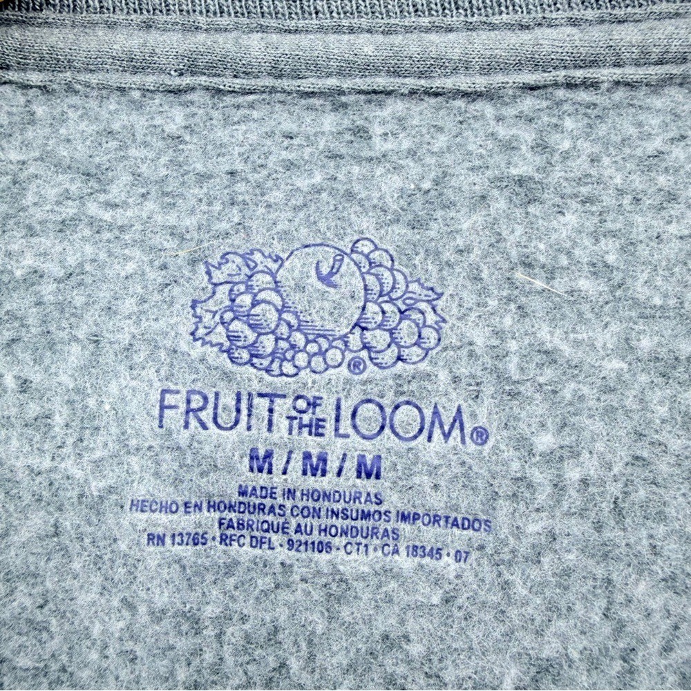 Gray Graphic Sweatshirt – I Dream Of Flea Markets – Sz M