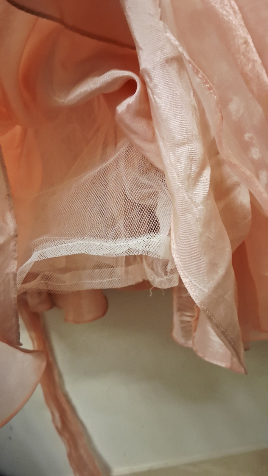Vintage Roberta Prom Party Formal Dress Ball Gown PinkCoral 13/14 Fairy Princess