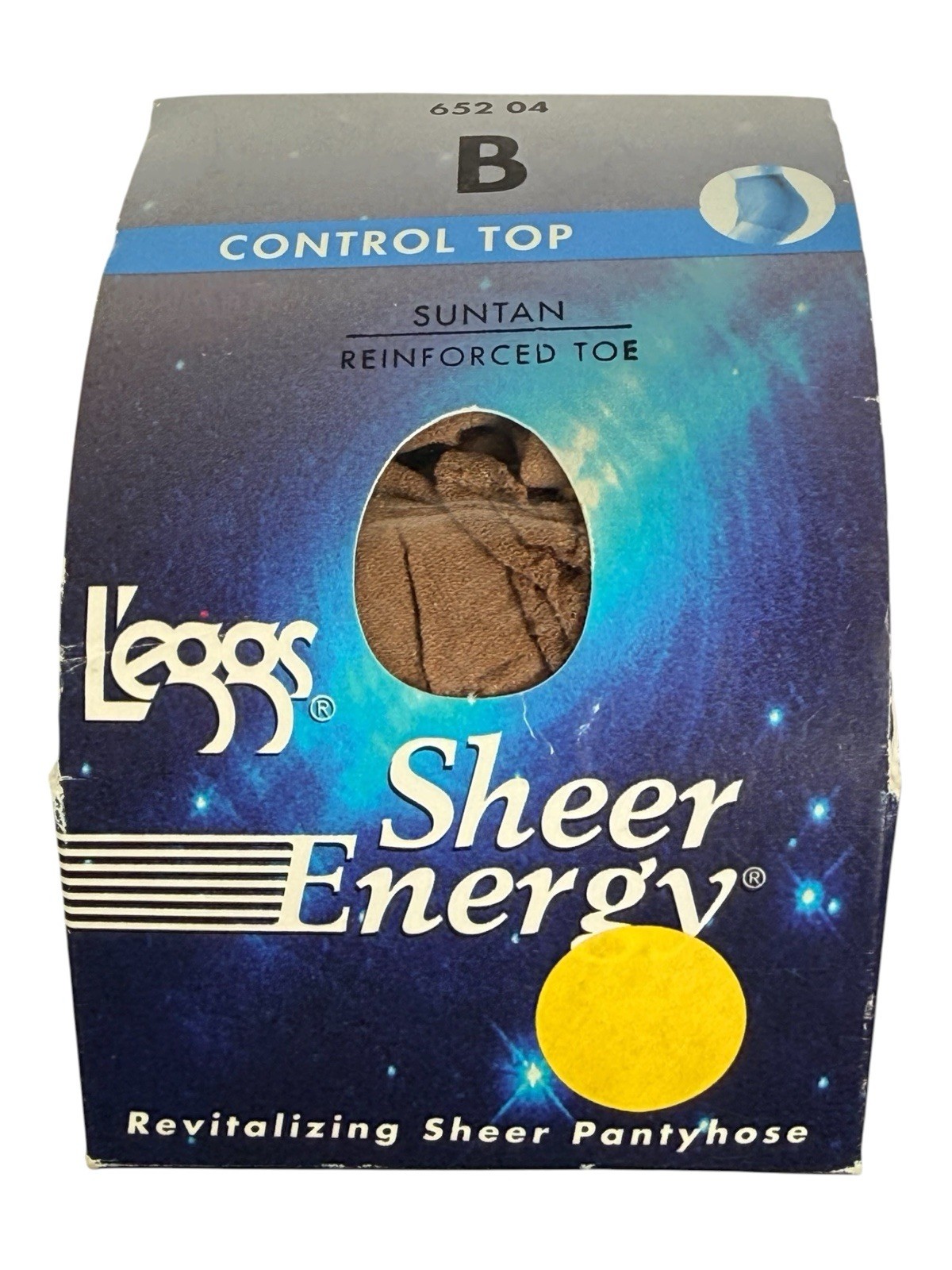 Vintage L’eggs Pantyhose Lot Of 2 Sheer Energy & Reliance Sz B NOS Sealed