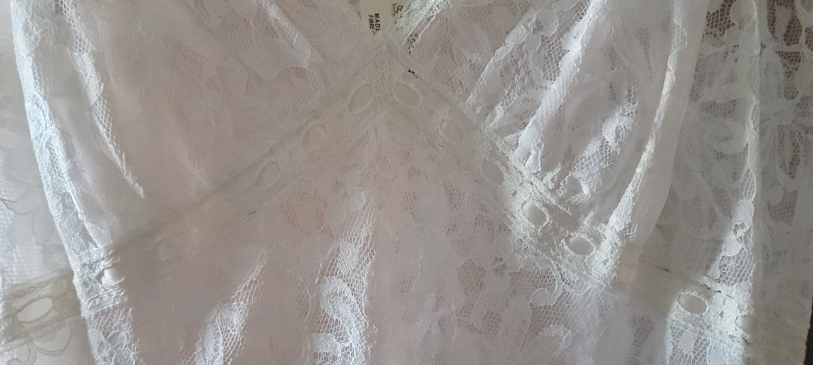 Vintage Aristocraft By Superior Lace Lingerie Robe+Nightgown Peignoir 2pc Sz 32