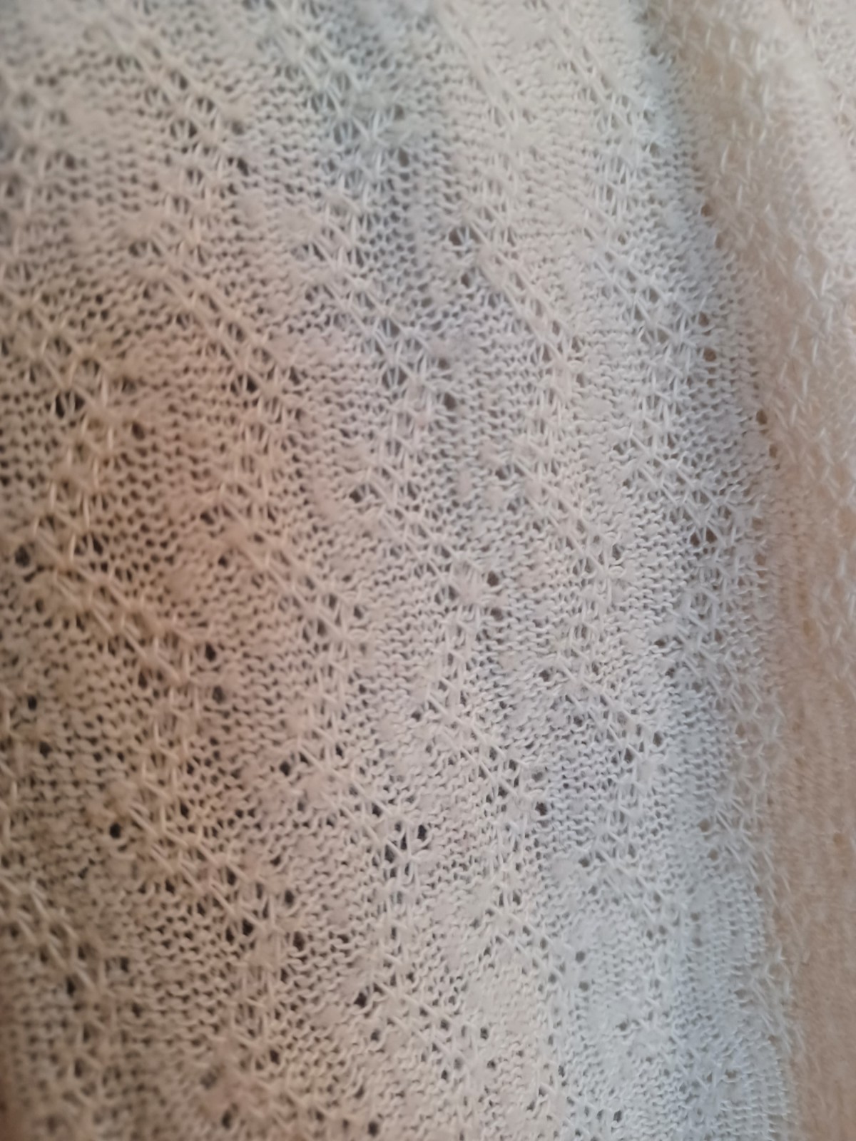 Vintage 1970s R. Michael Allen Ivory Boho Prairie Cowl Neck Knit Hostess Dress