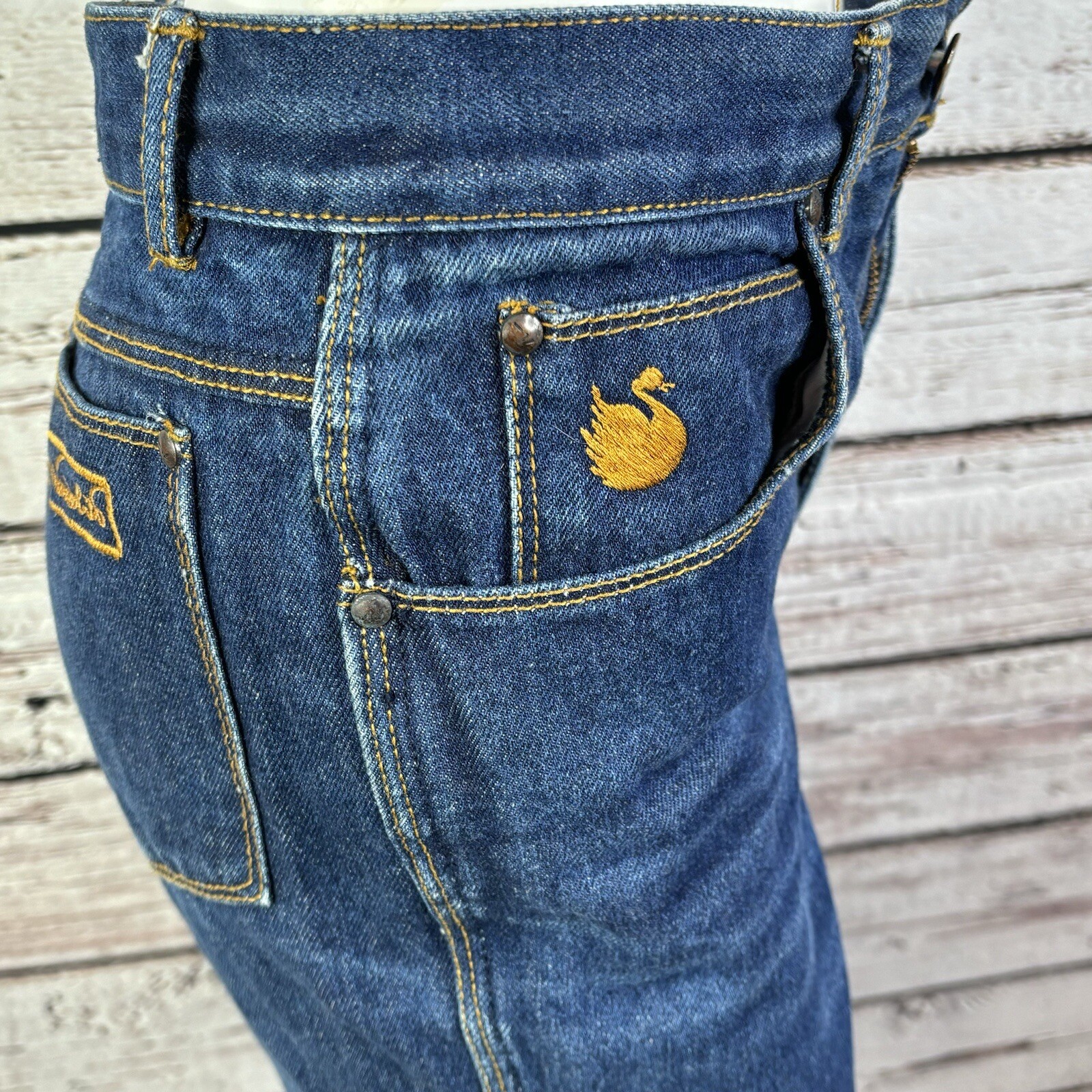 Gloria Vanderbilt For Murjani VINTAGE Staight Leg Jeans 8 Fit Small 25” Waist!!