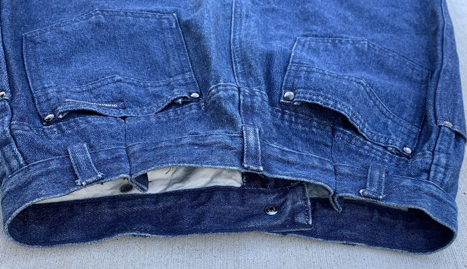 Vintage Gloria Vanderbilt for Murjani Denim Skirt High Waist 8 24 1/2” Waist