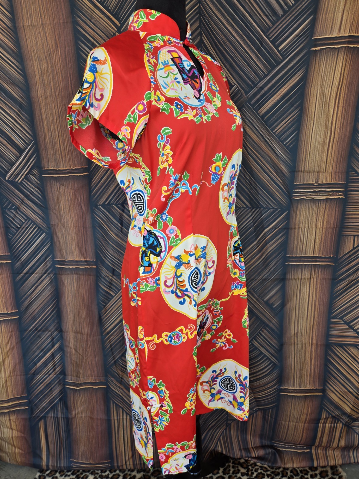 Vintage Waltah Clarke’s Hawaiian Maxi Aloha Dress w1285