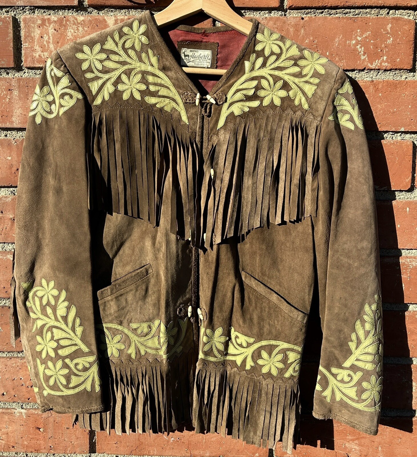 Gorgeous Vintage „Cuera Tamaulipeca” Custom Art Mexican Leather Fringe Jacket