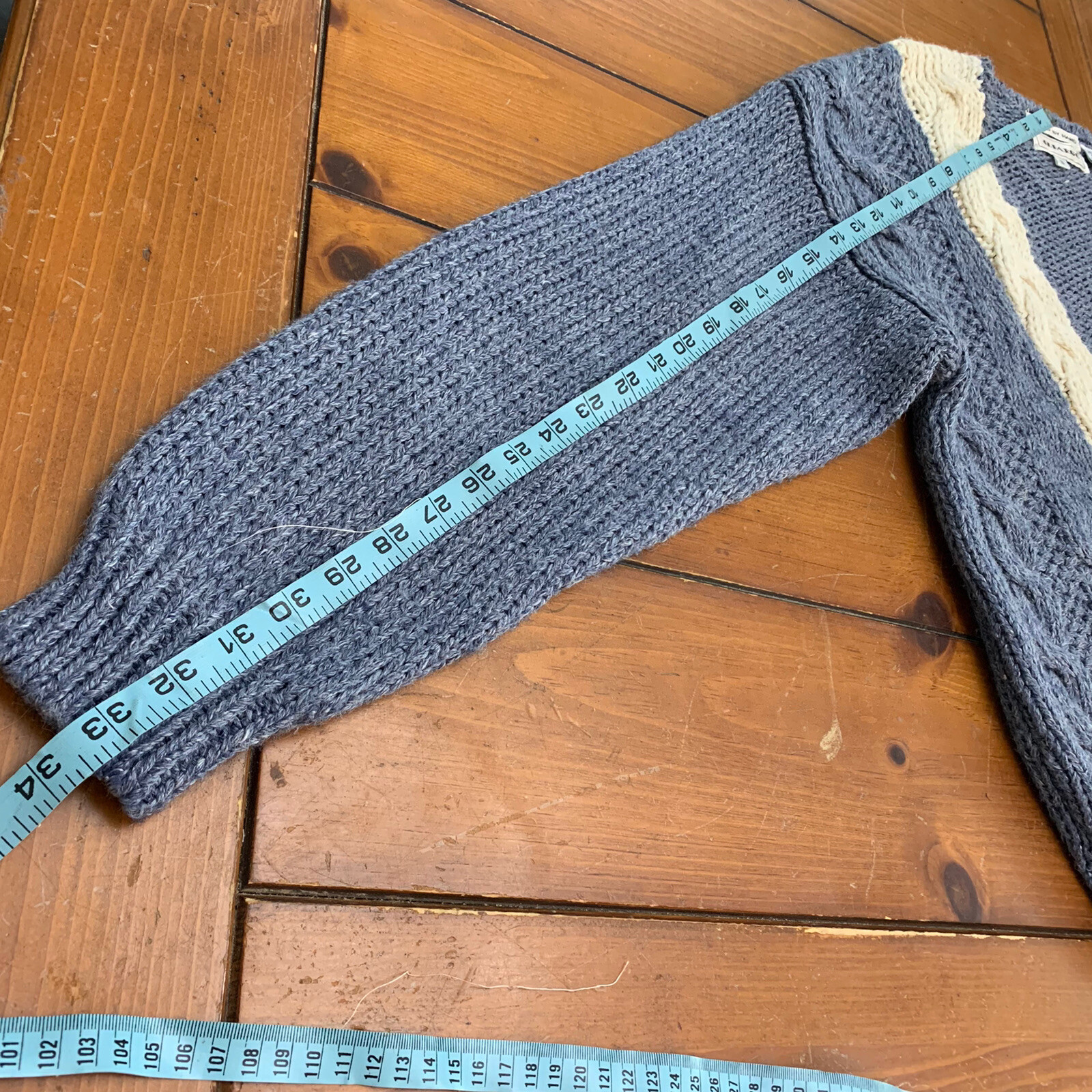 Vintage JJ. Fargo Women Size S Cardigan Hand Cable knit￼ Sweater See Pics Read
